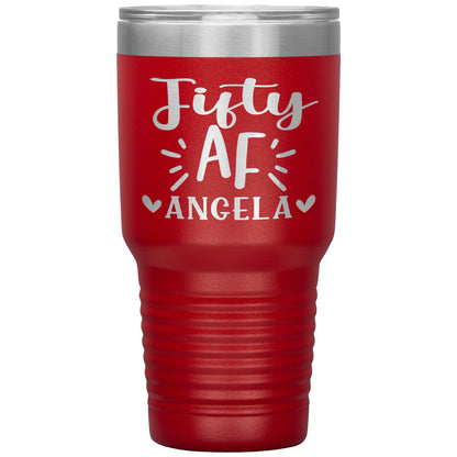 Fifty AF 50th Birthday Tumbler