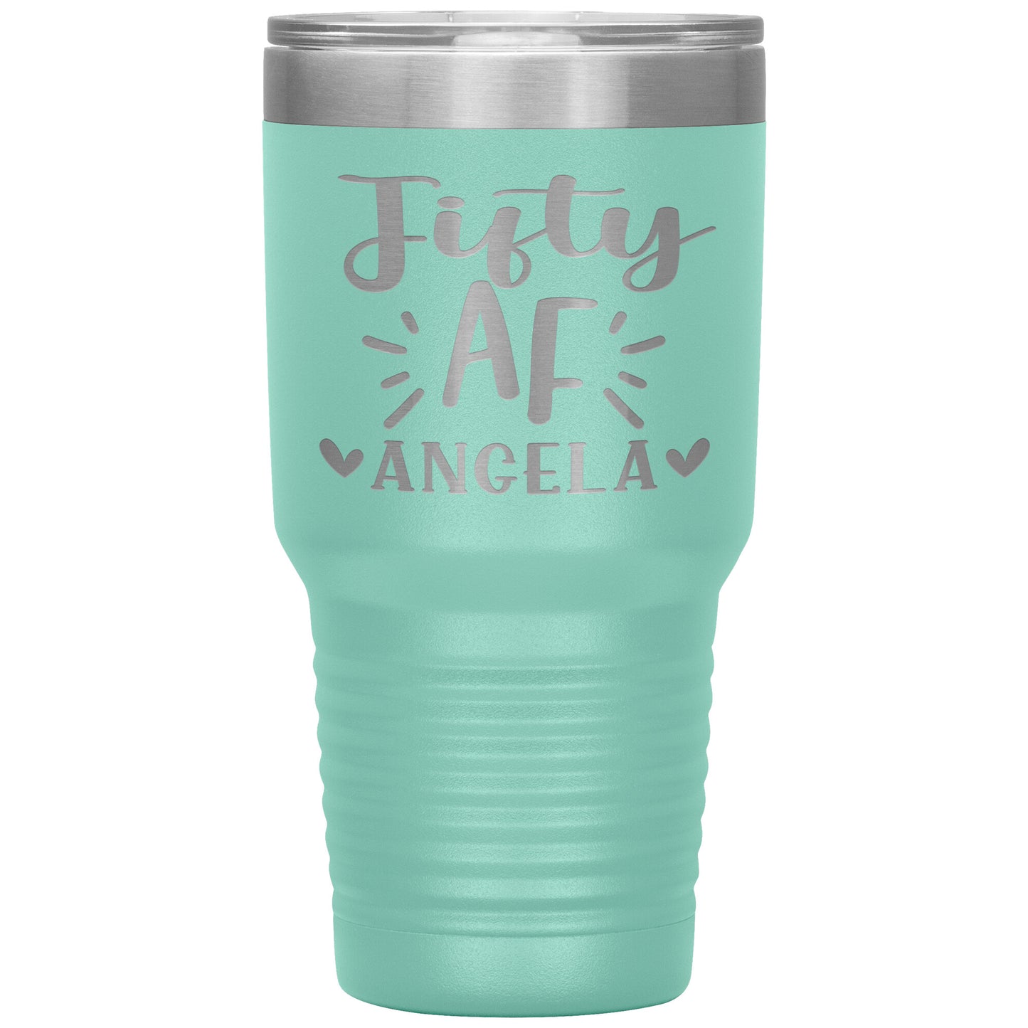 Fifty AF 50th Birthday Tumbler