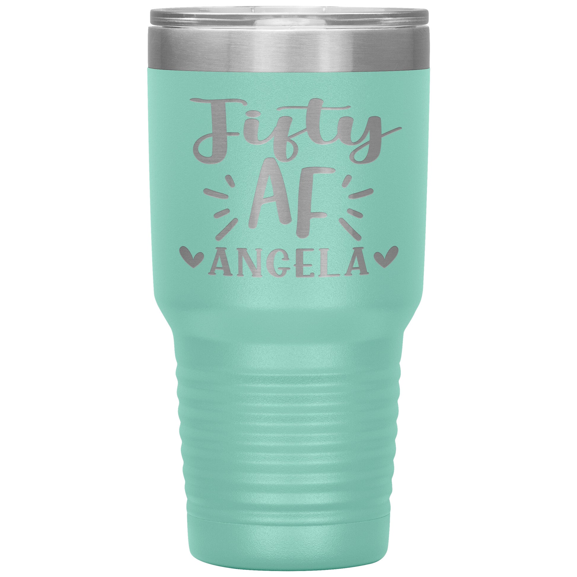 Fifty AF 50th Birthday Tumbler