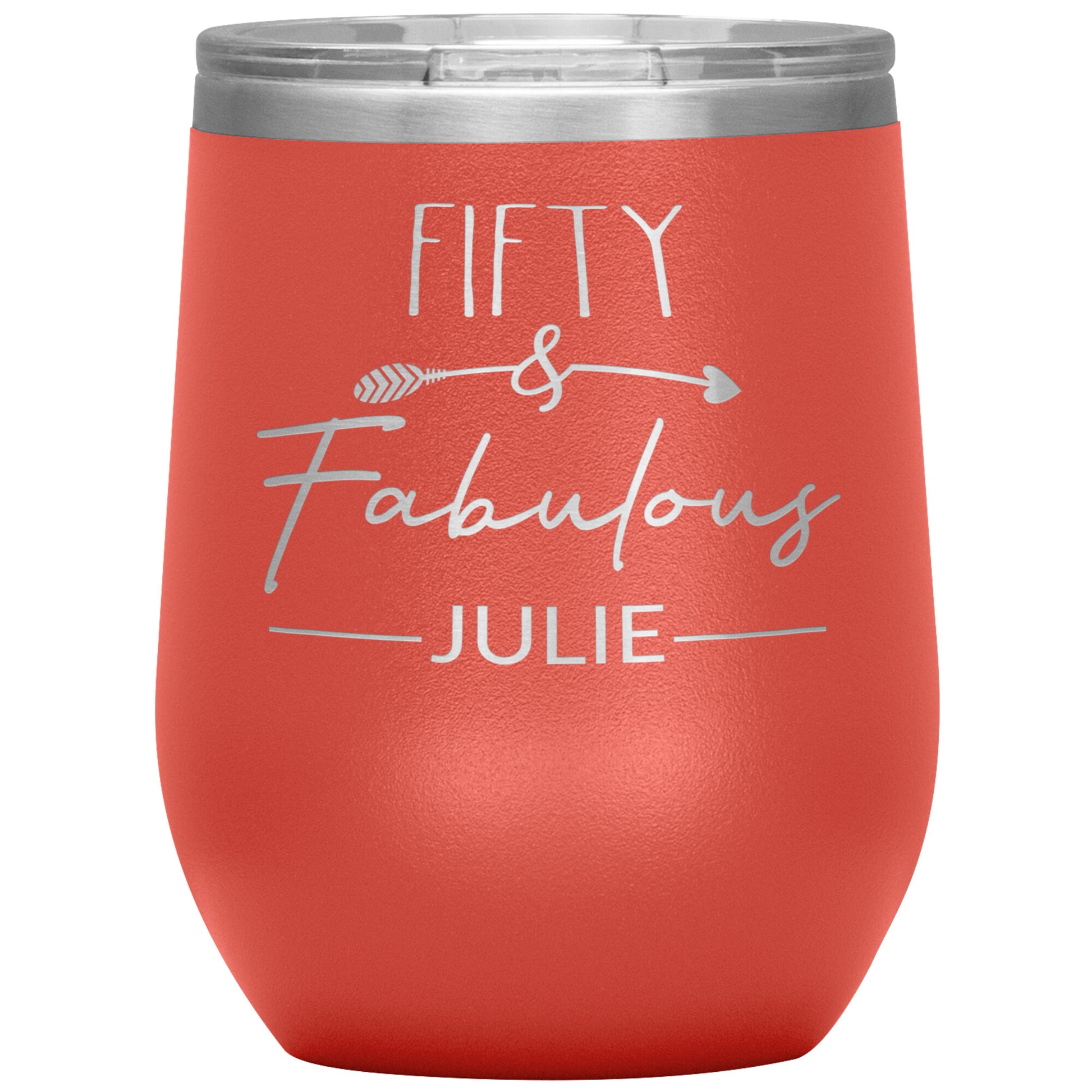 Fifty & Fabulous Birthday Tumbler