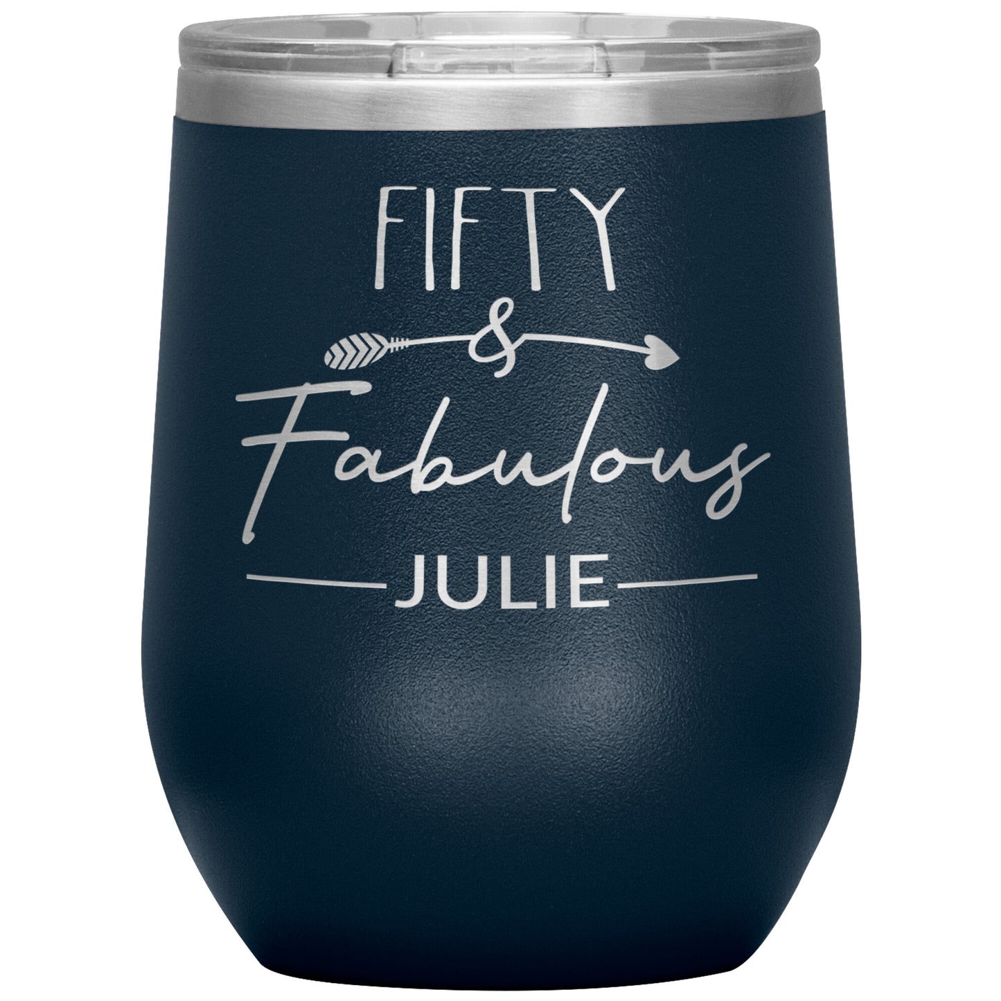 Fifty & Fabulous Birthday Tumbler
