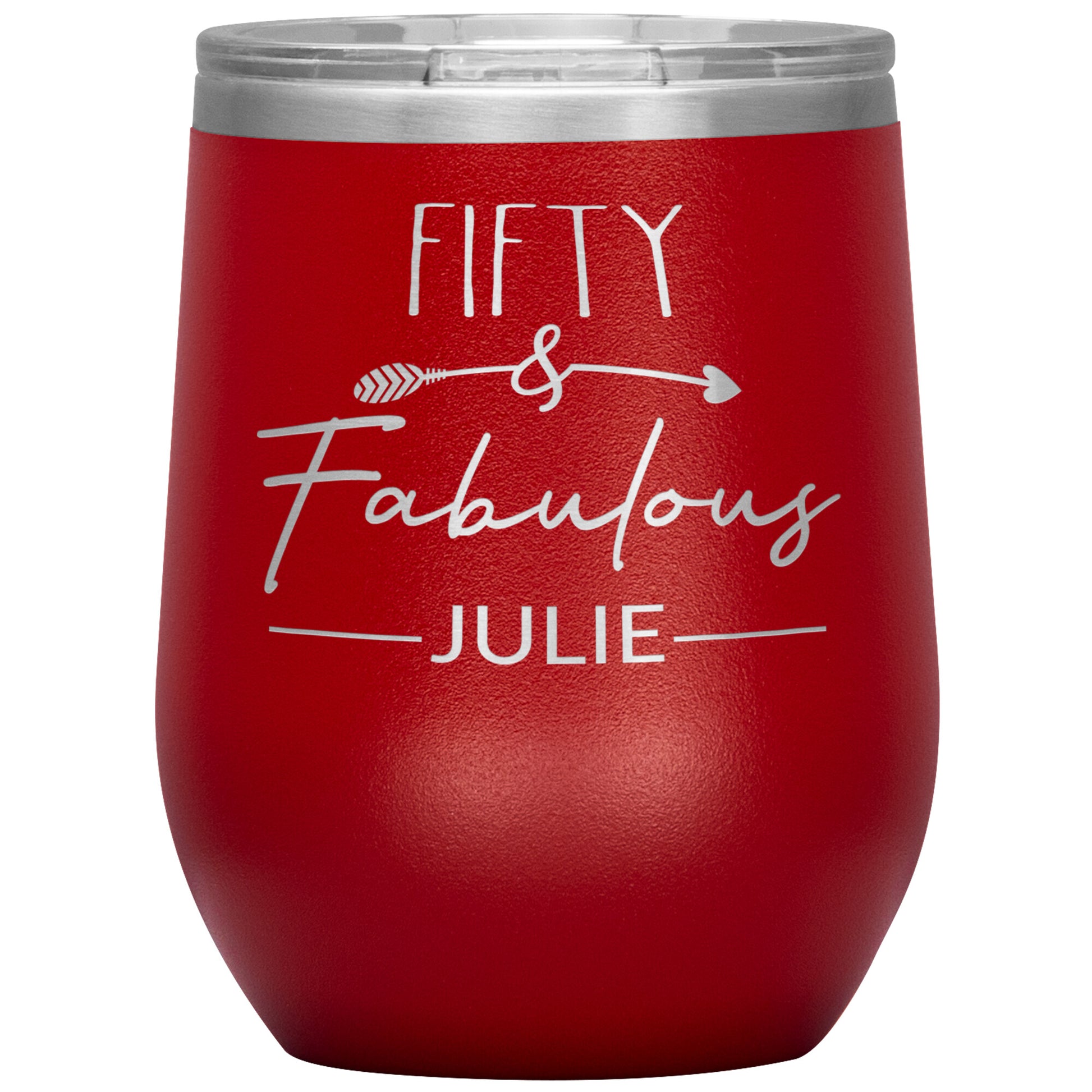 Fifty & Fabulous Birthday Tumbler