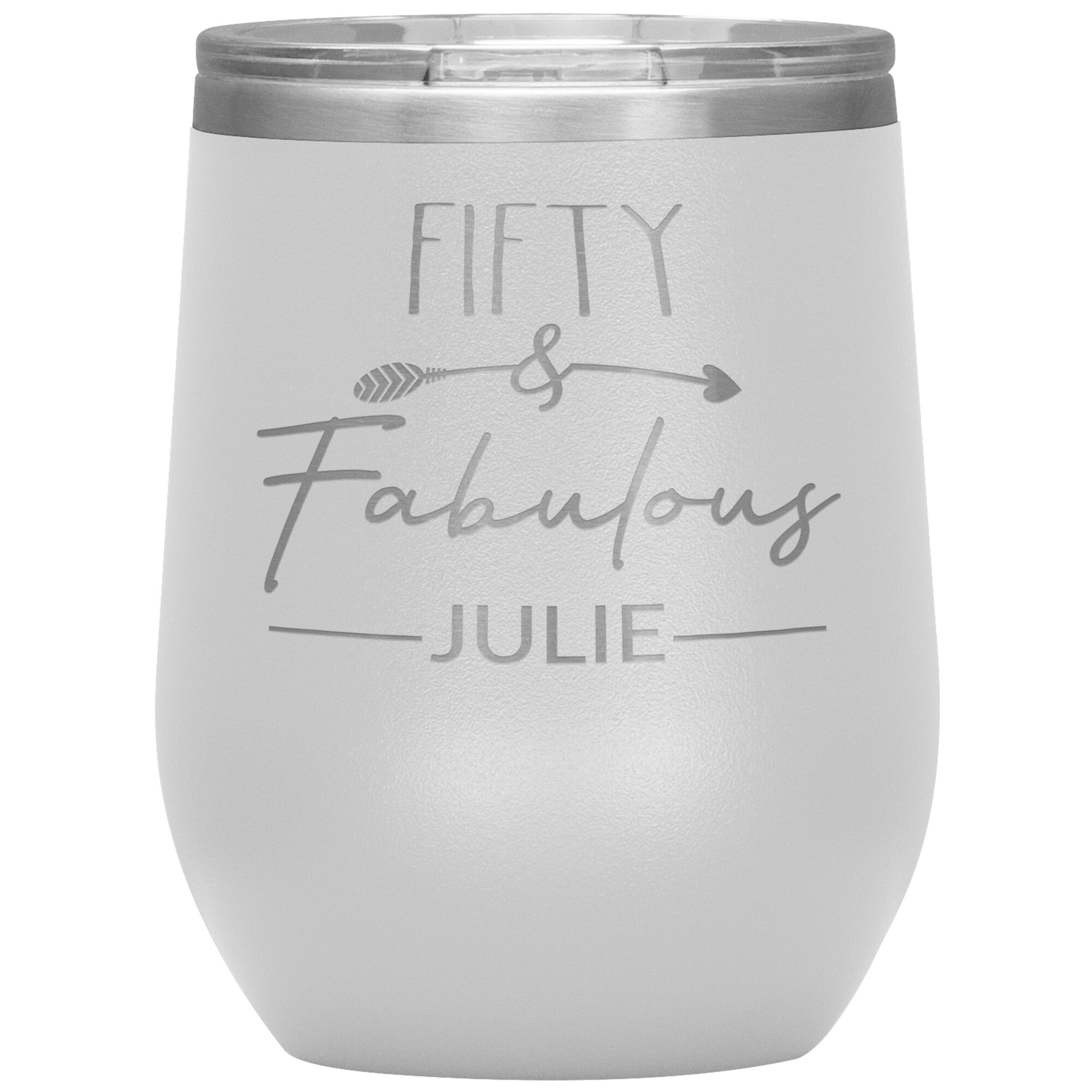 Fifty & Fabulous Birthday Tumbler