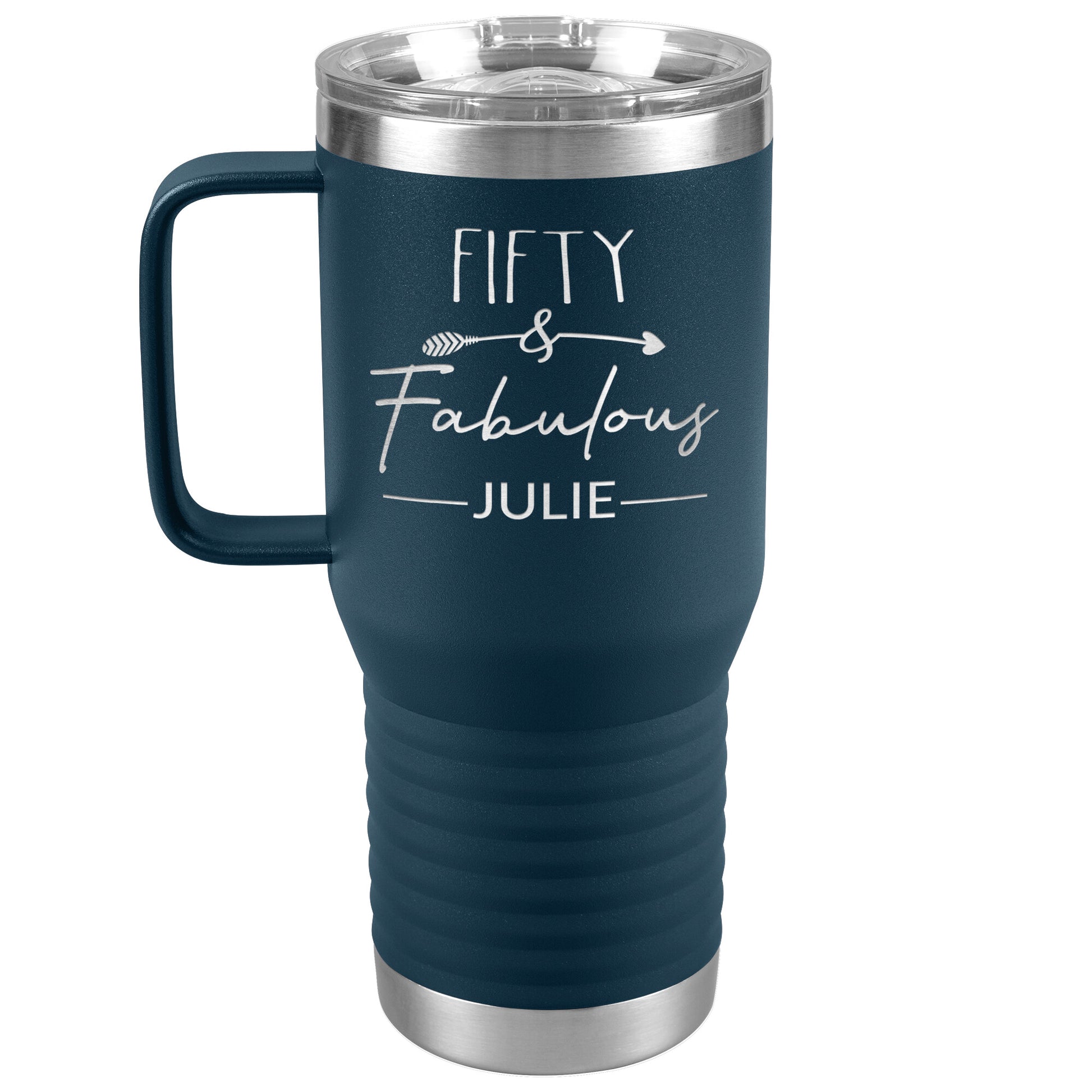 Fifty & Fabulous Birthday Tumbler