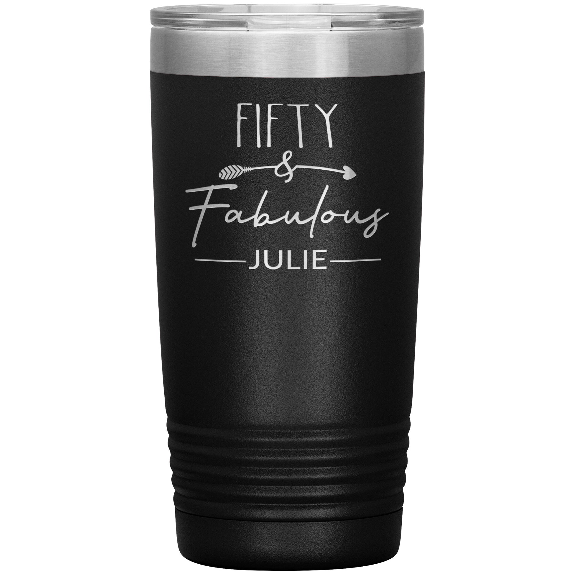 Fifty & Fabulous Birthday Tumbler