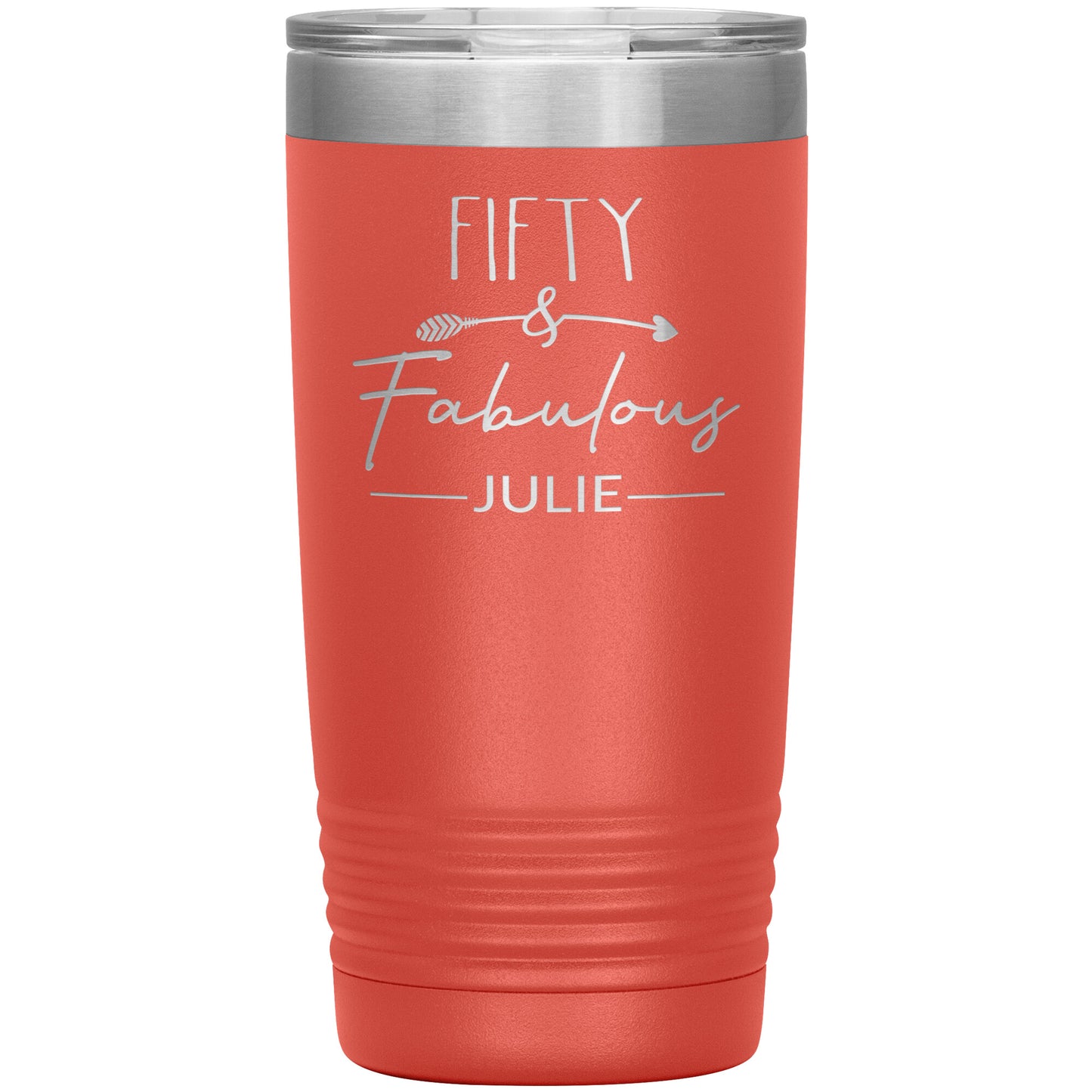 Fifty & Fabulous Birthday Tumbler