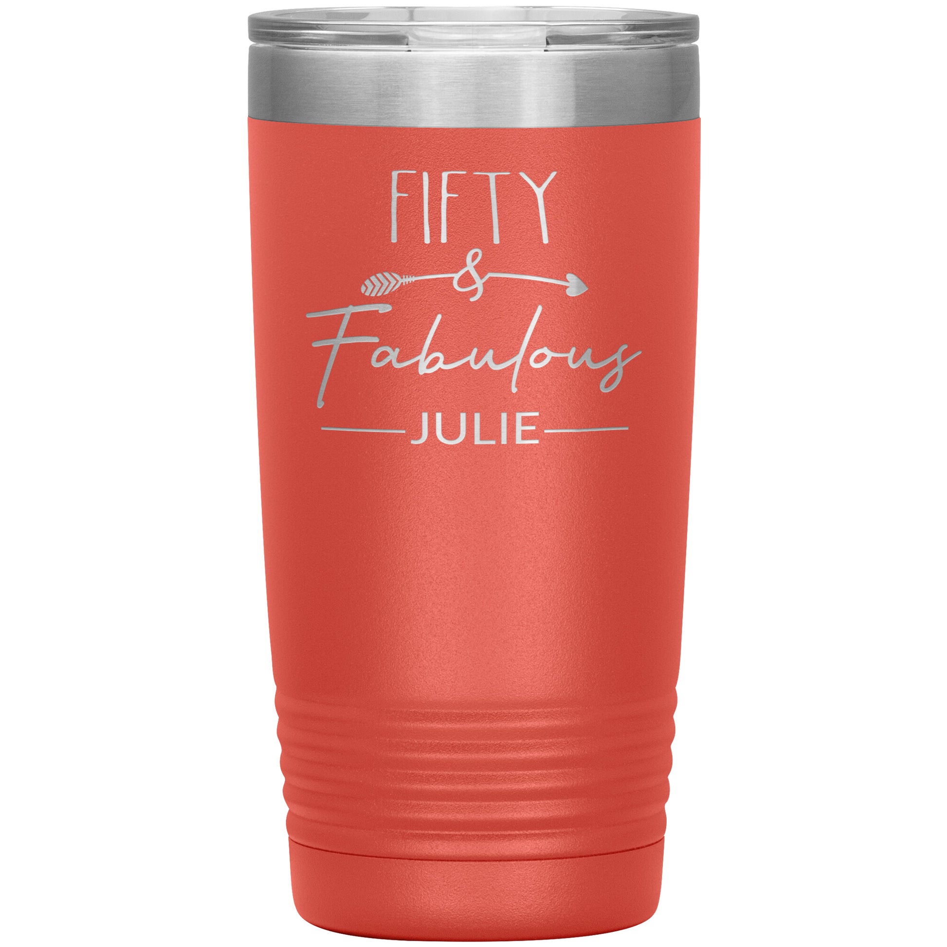 Fifty & Fabulous Birthday Tumbler