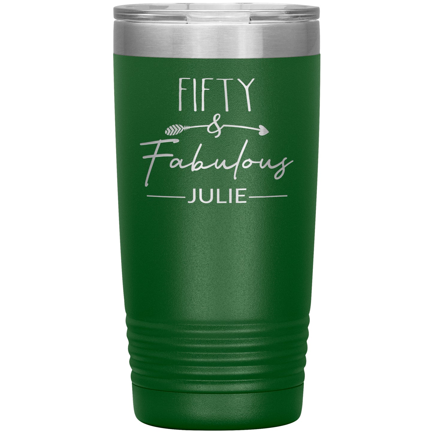 Fifty & Fabulous Birthday Tumbler