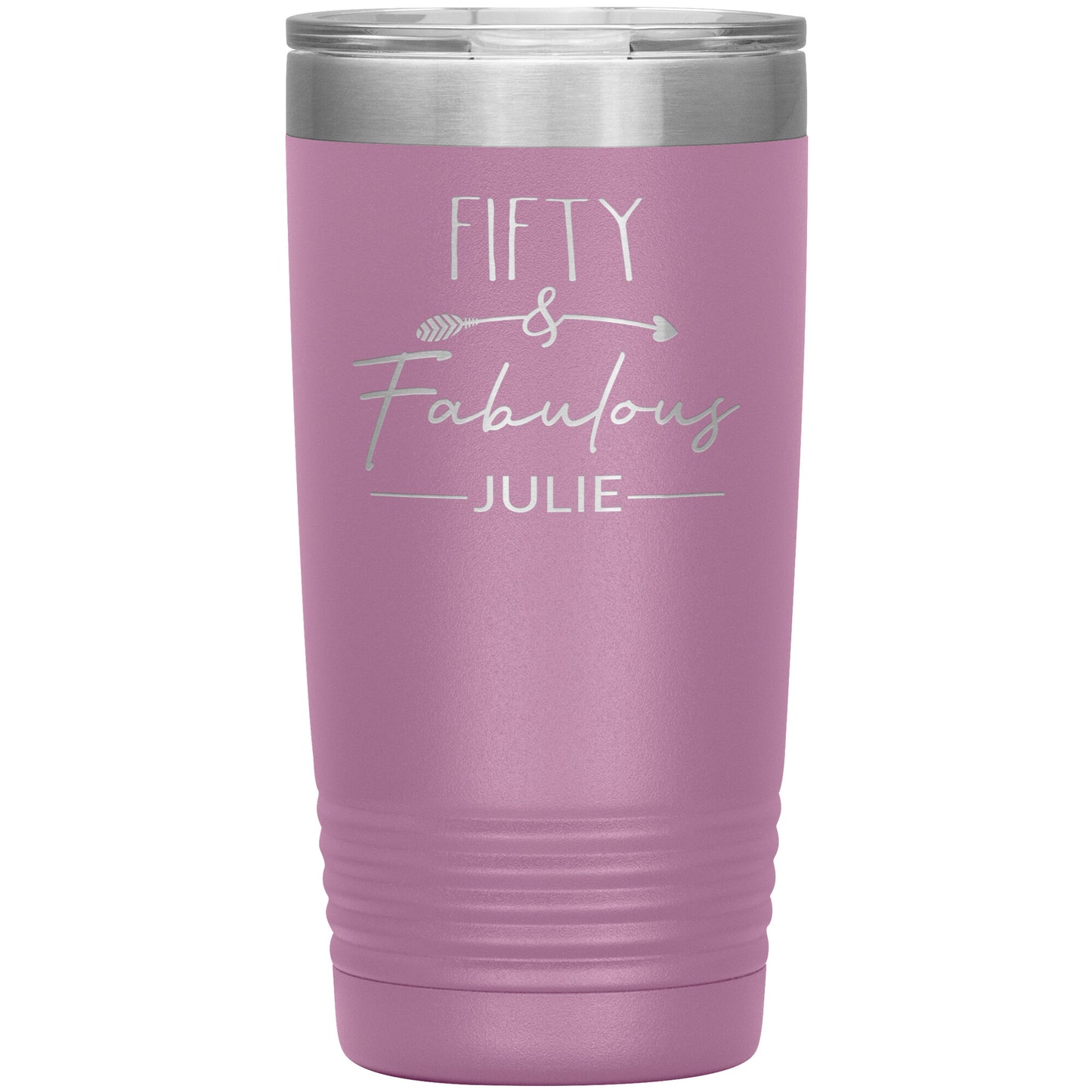 Fifty & Fabulous Birthday Tumbler