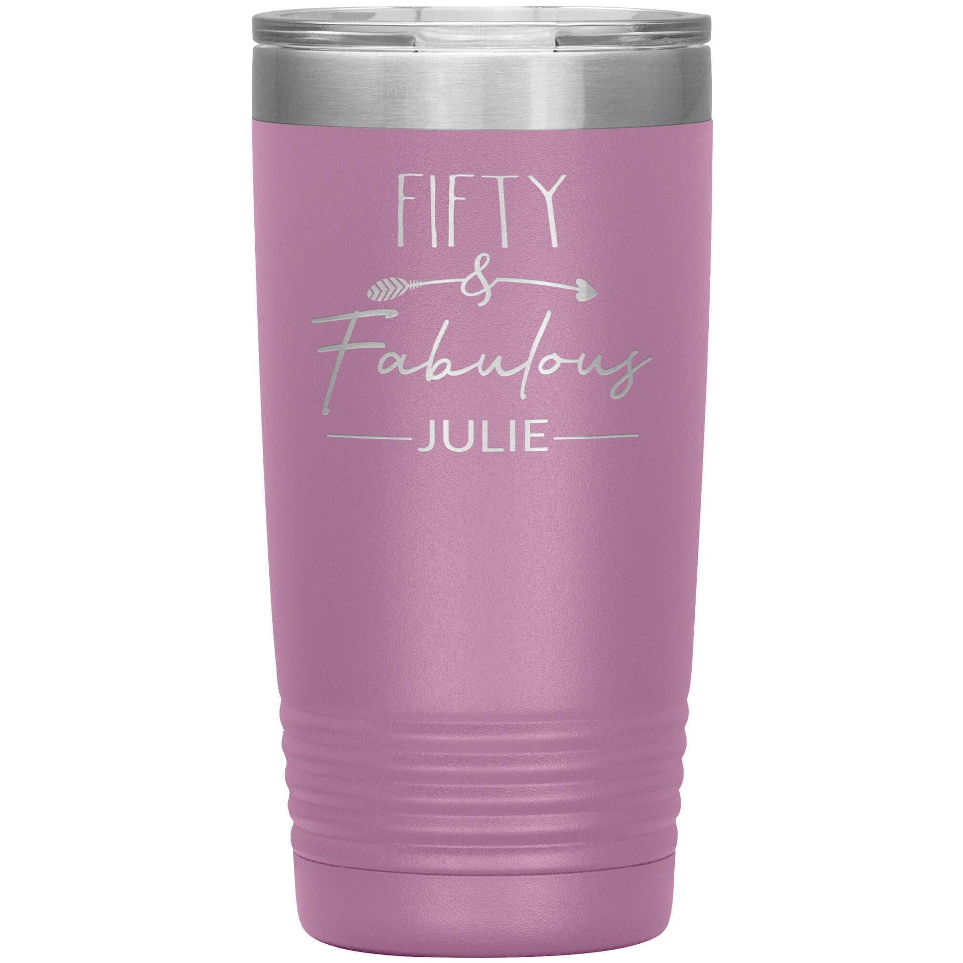 Fifty & Fabulous Birthday Tumbler