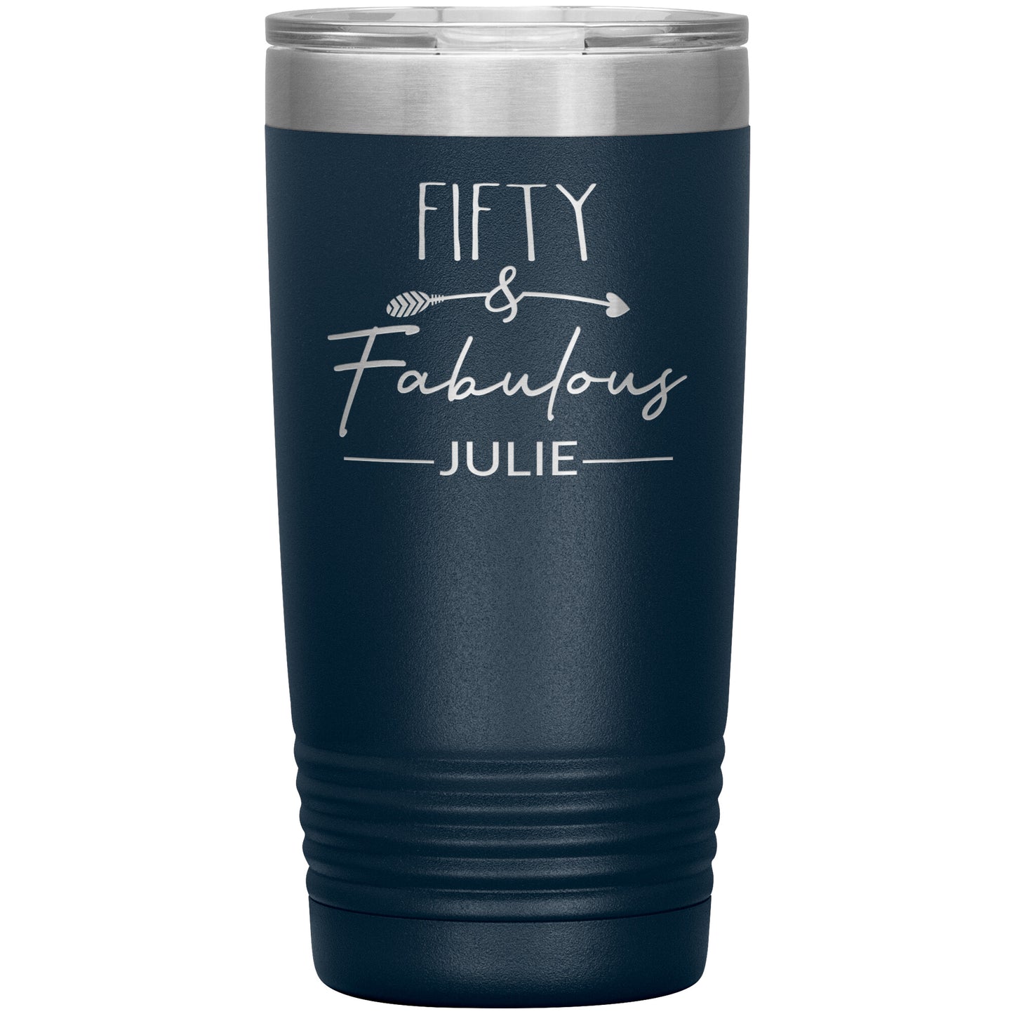 Fifty & Fabulous Birthday Tumbler