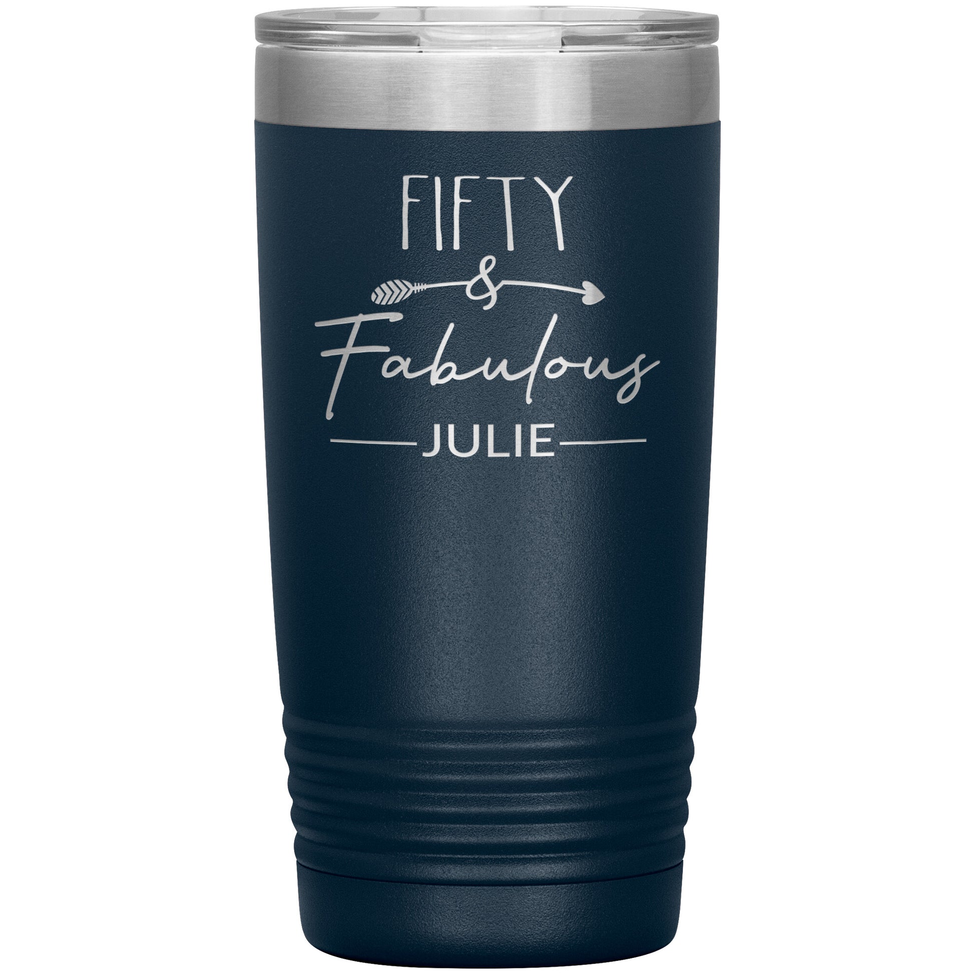 Fifty & Fabulous Birthday Tumbler