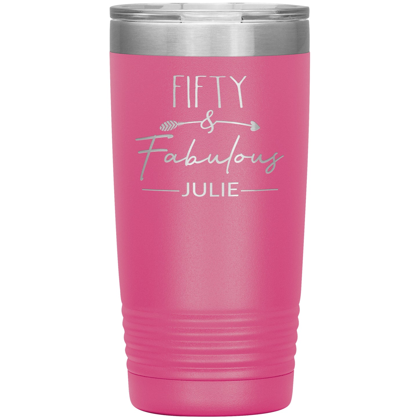 Fifty & Fabulous Birthday Tumbler