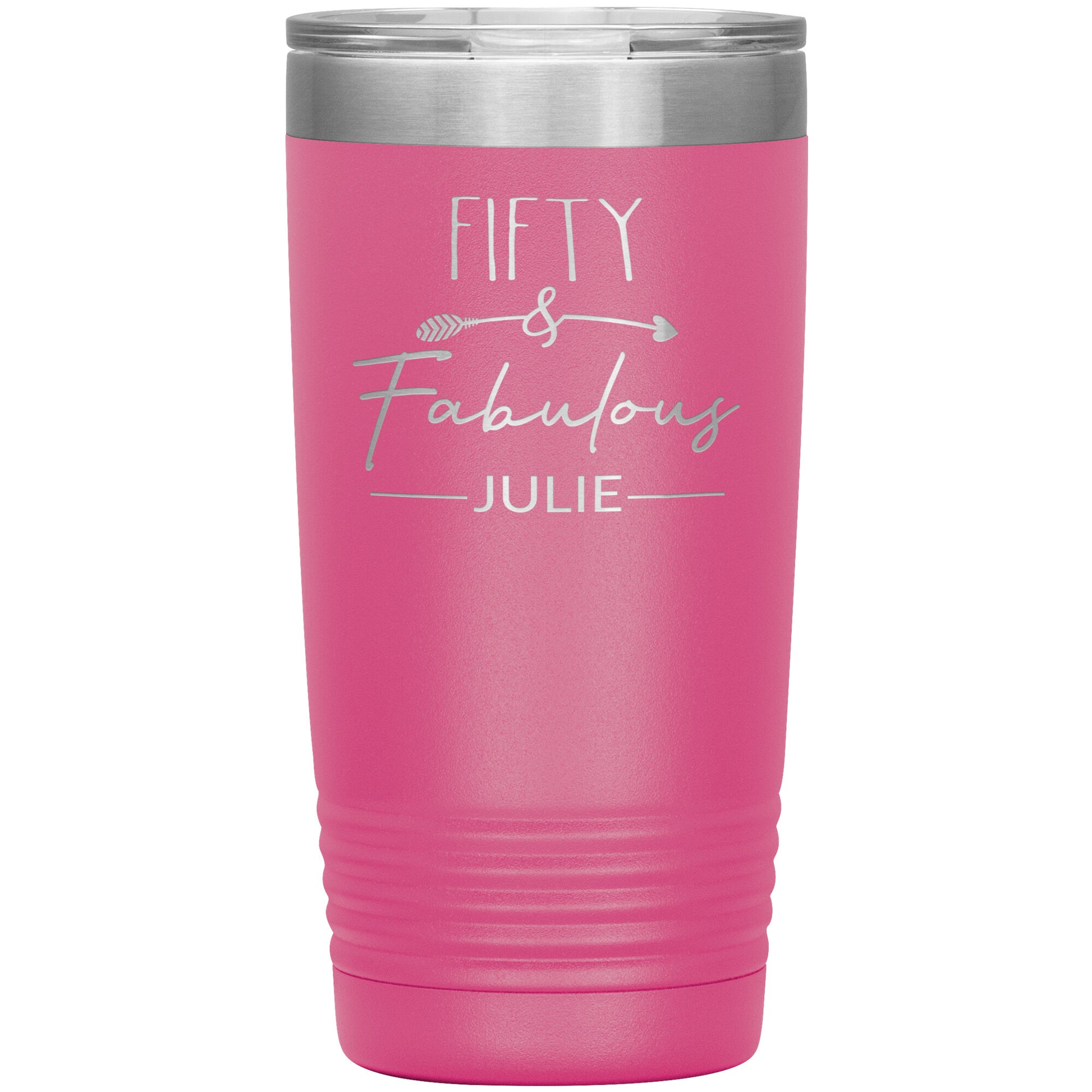 Fifty & Fabulous Birthday Tumbler