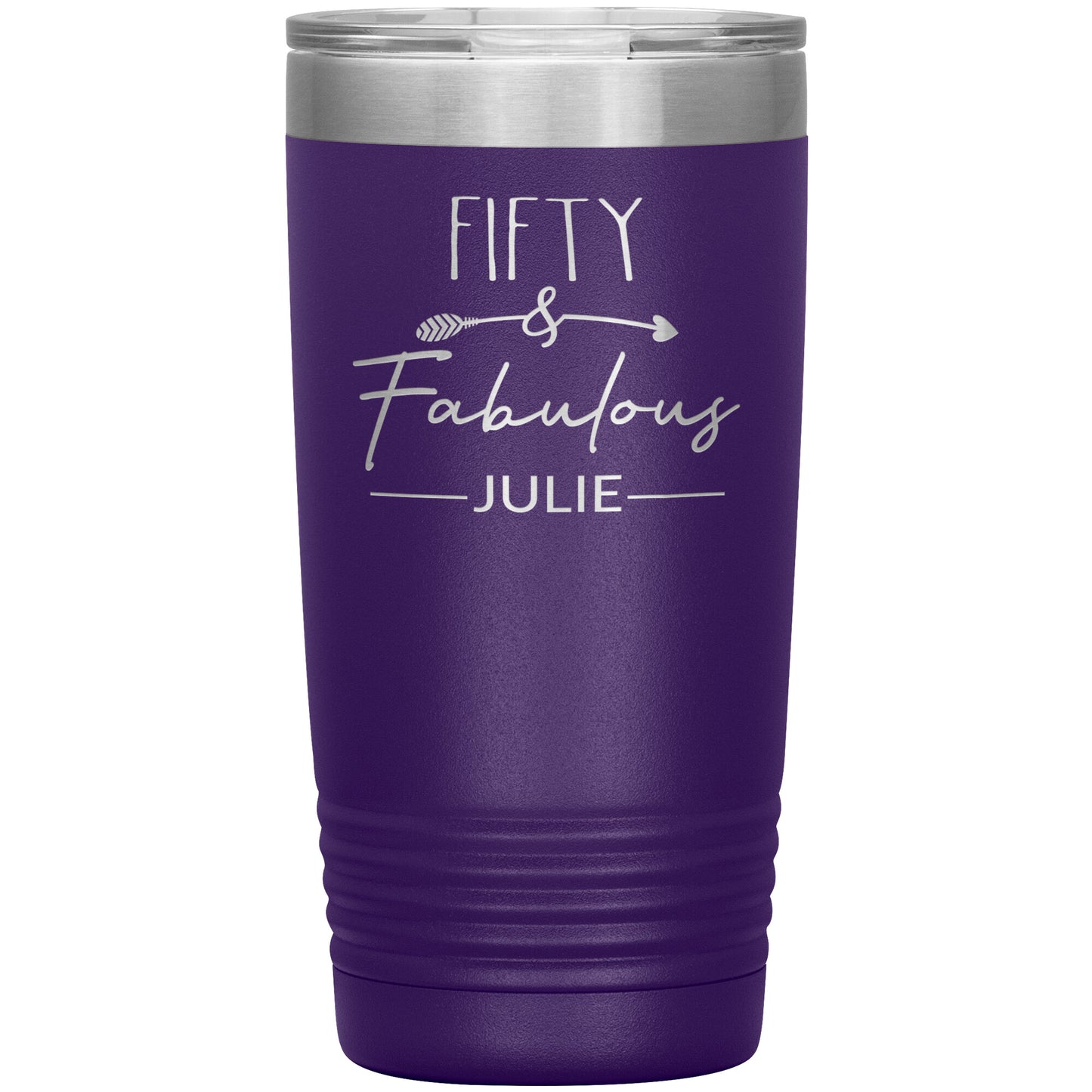 Fifty & Fabulous Birthday Tumbler