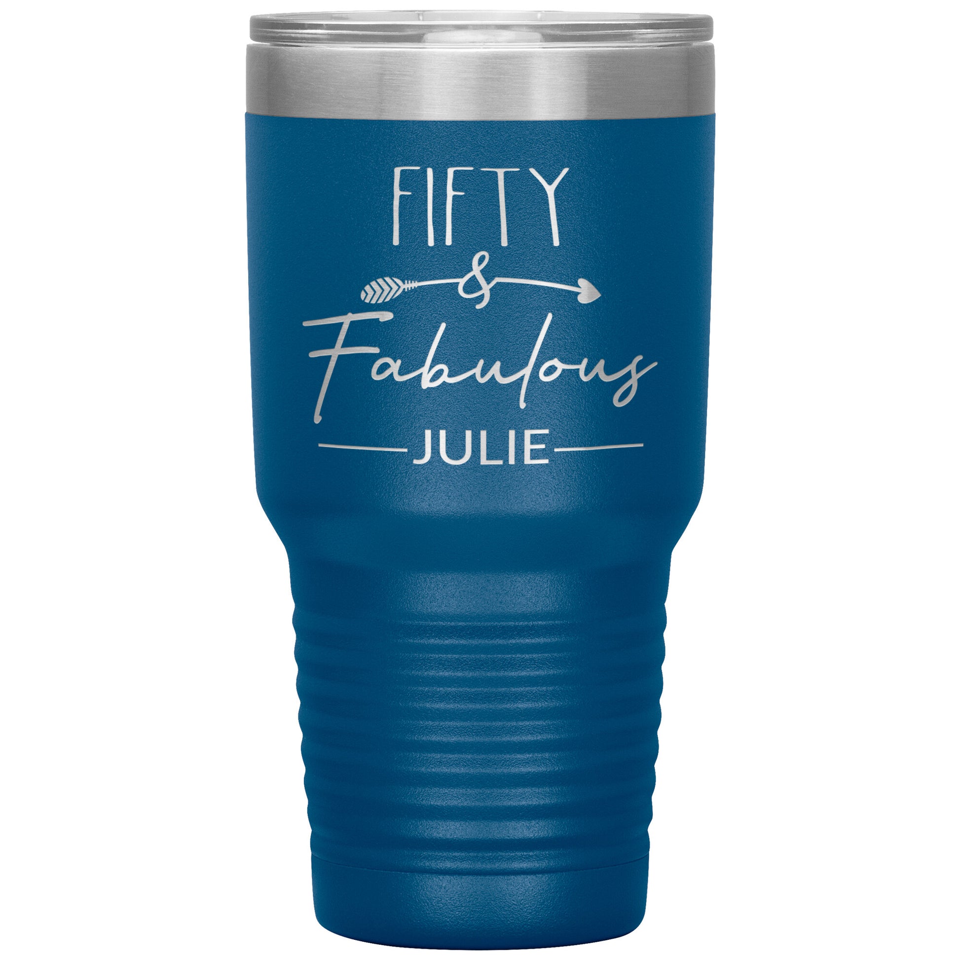 Fifty & Fabulous Birthday Tumbler