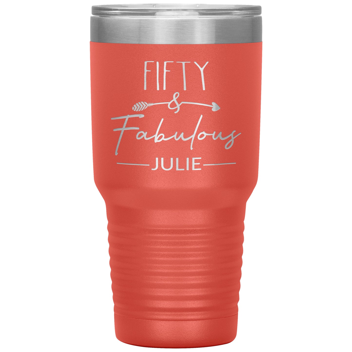 Fifty & Fabulous Birthday Tumbler