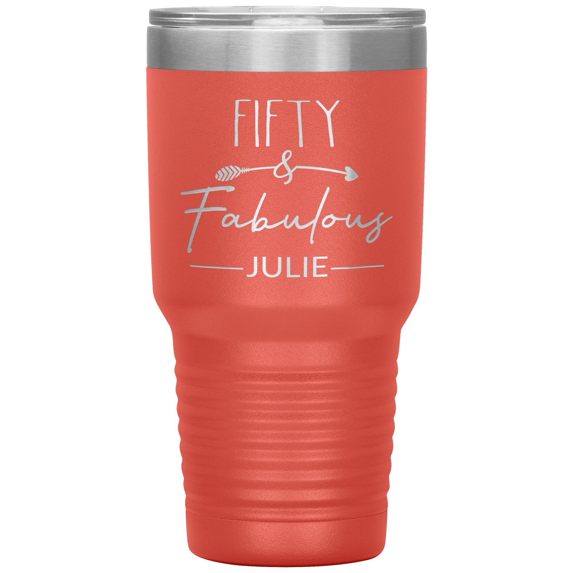 Fifty & Fabulous Birthday Tumbler