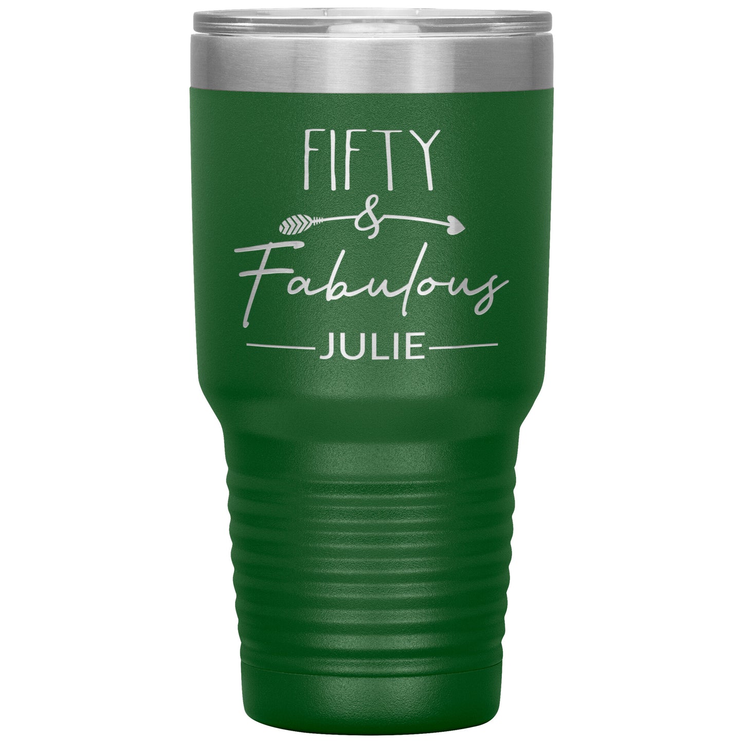 Fifty & Fabulous Birthday Tumbler