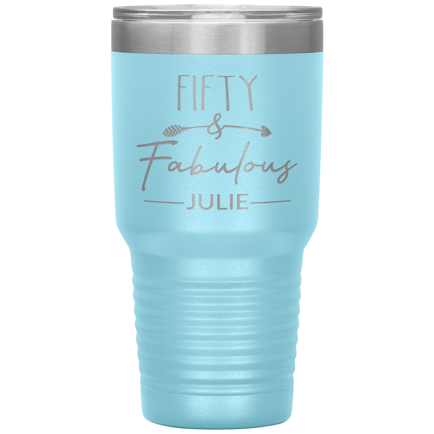 Fifty & Fabulous Birthday Tumbler