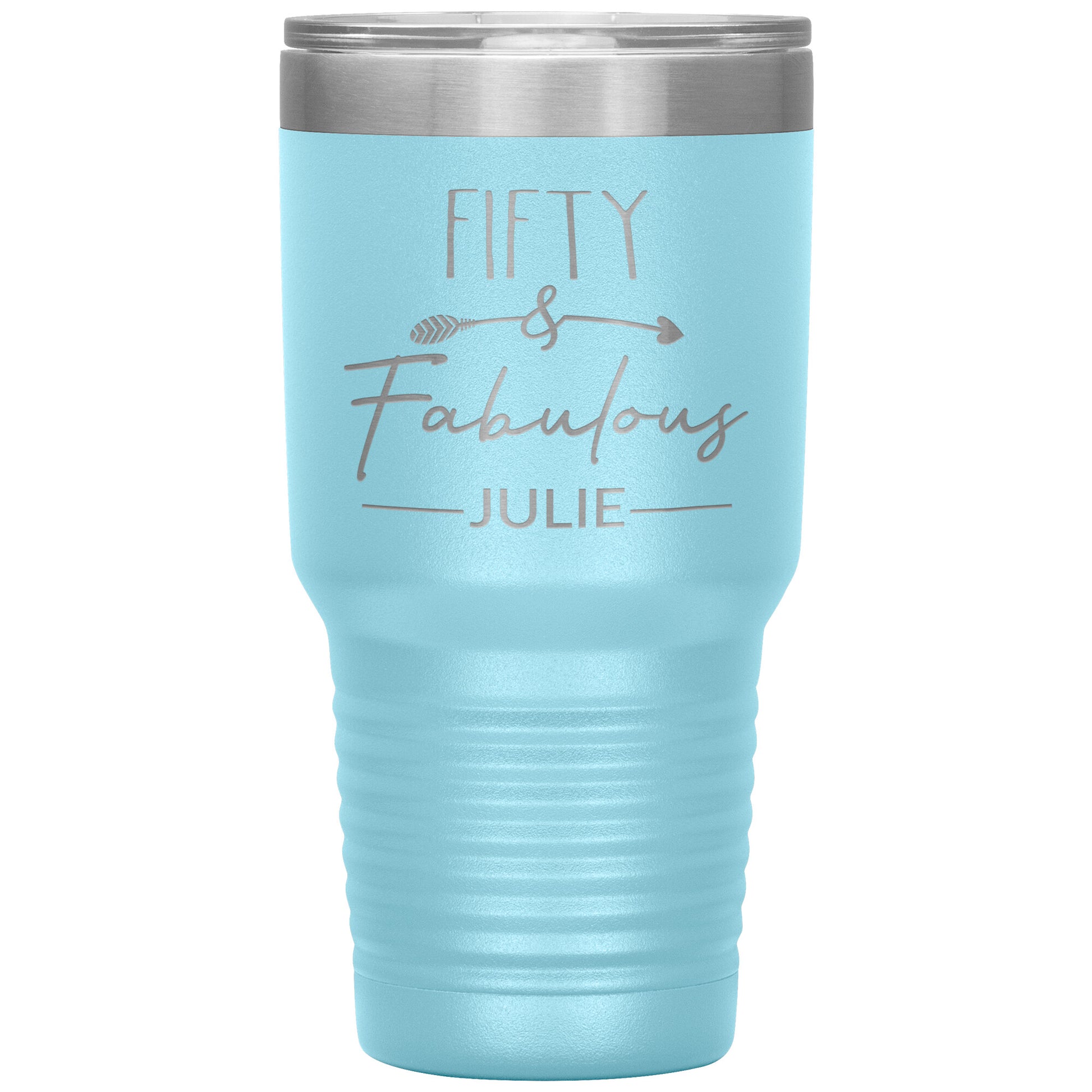 Fifty & Fabulous Birthday Tumbler