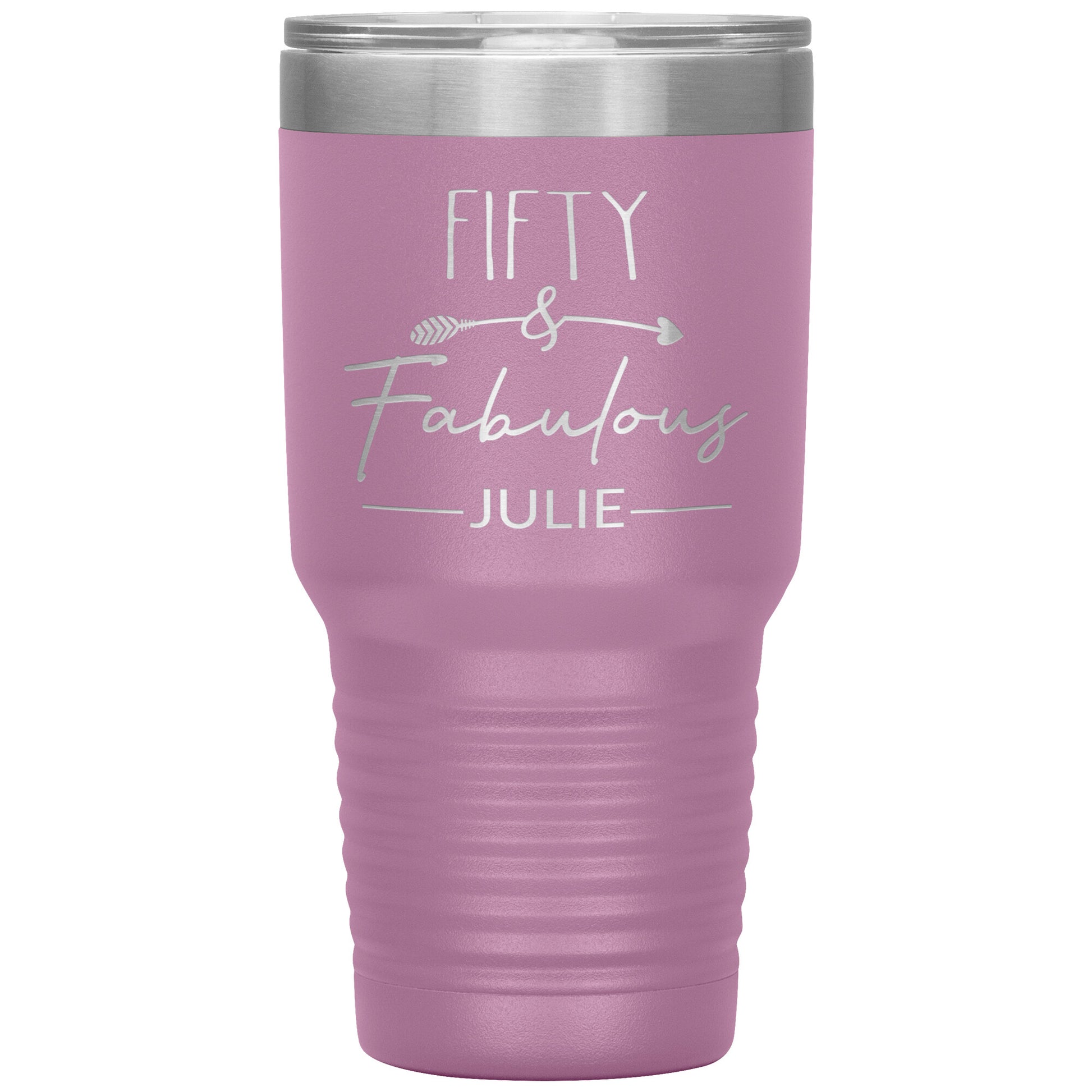 Fifty & Fabulous Birthday Tumbler