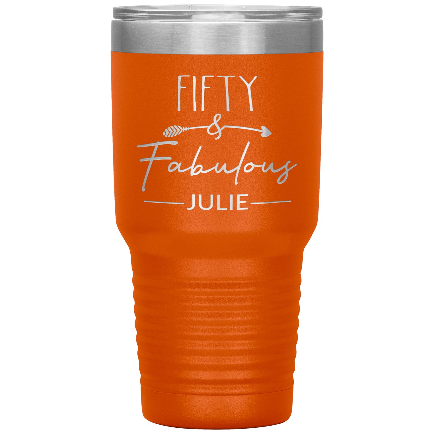 Fifty & Fabulous Birthday Tumbler