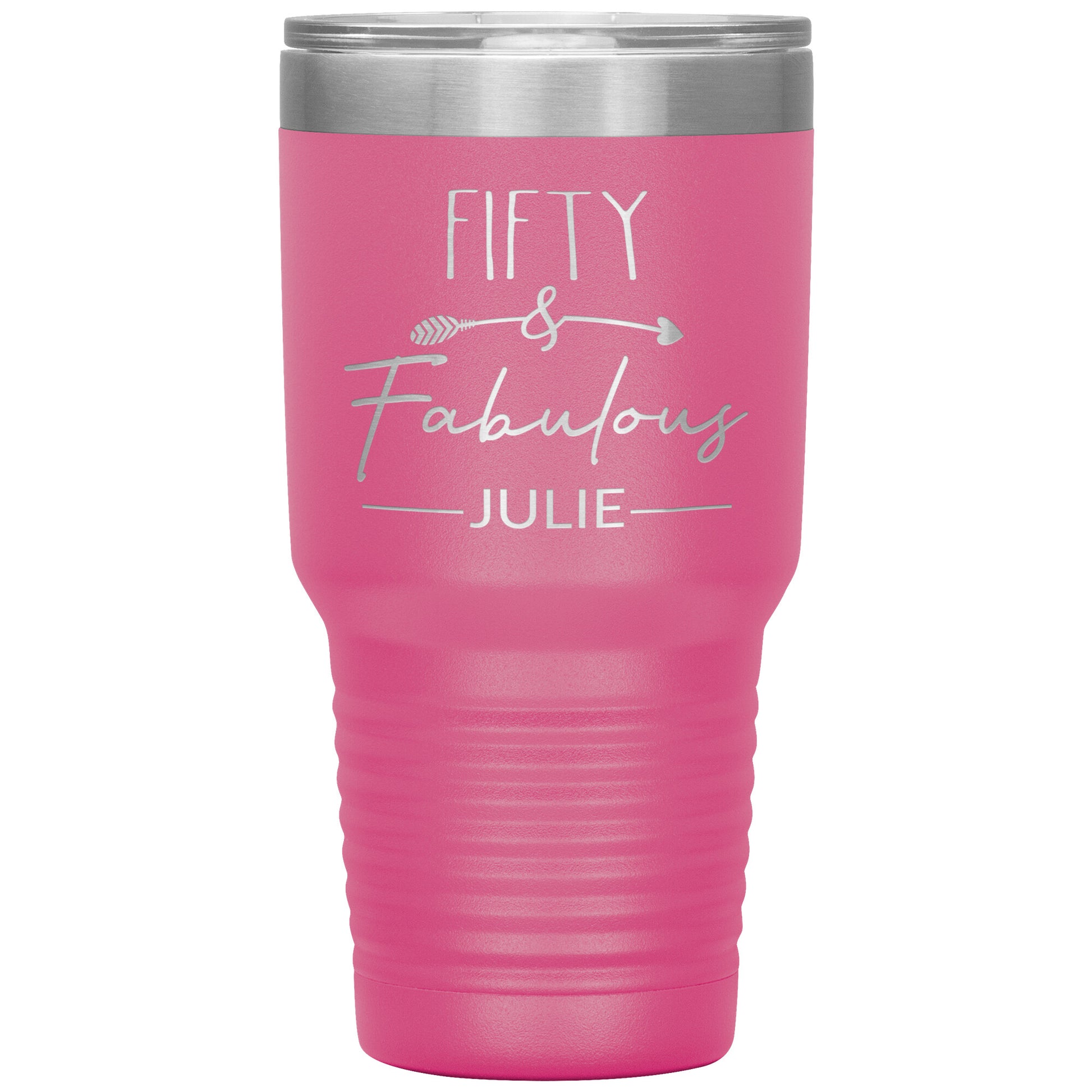 Fifty & Fabulous Birthday Tumbler