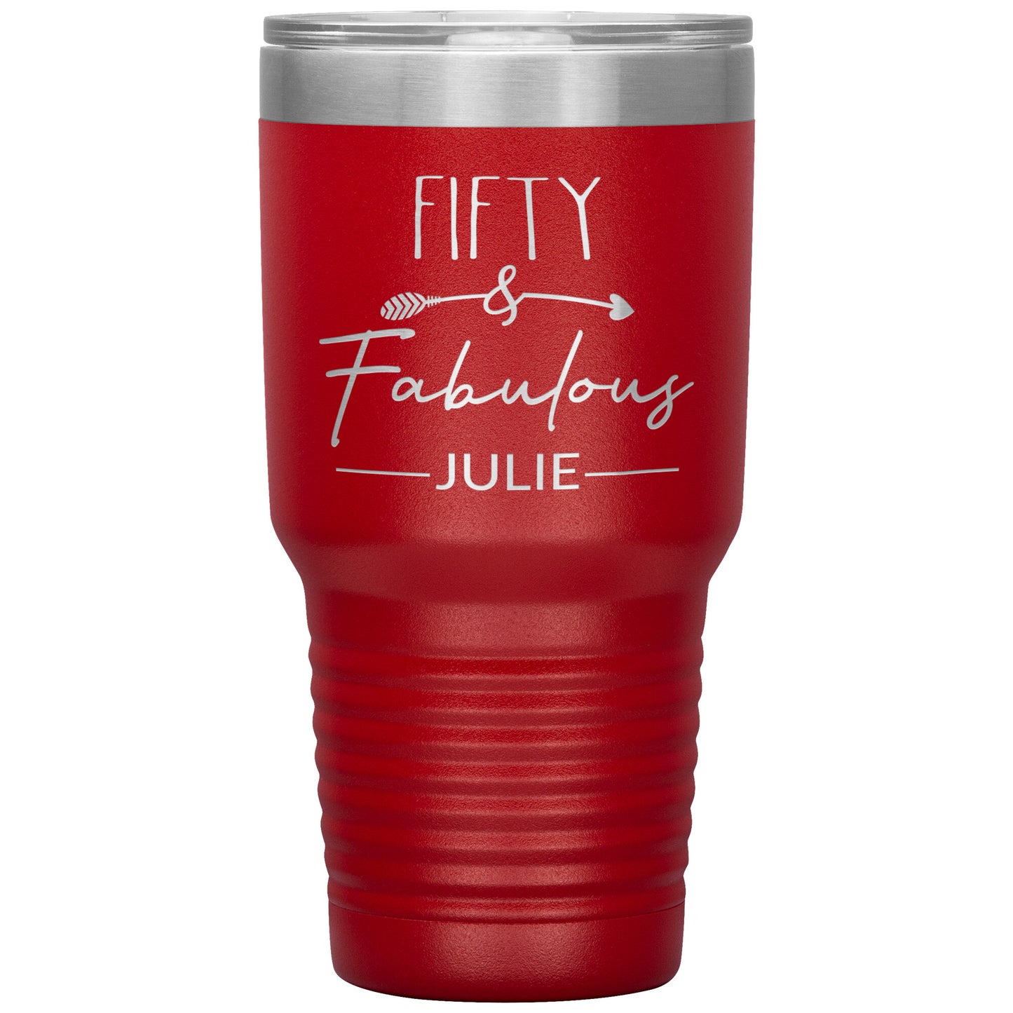 Fifty & Fabulous Birthday Tumbler