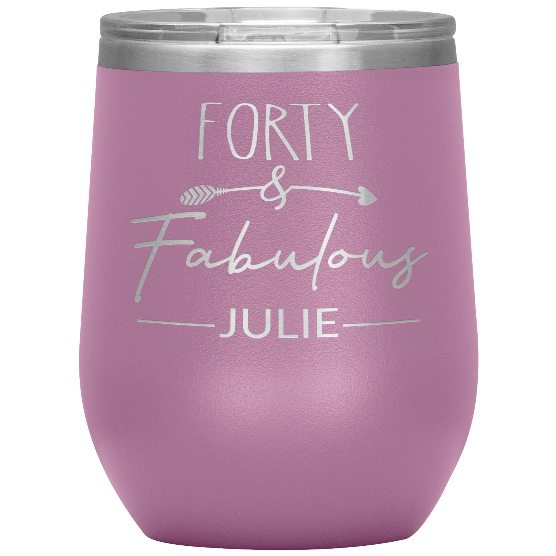 Forty & Fabulous Birthday Tumbler