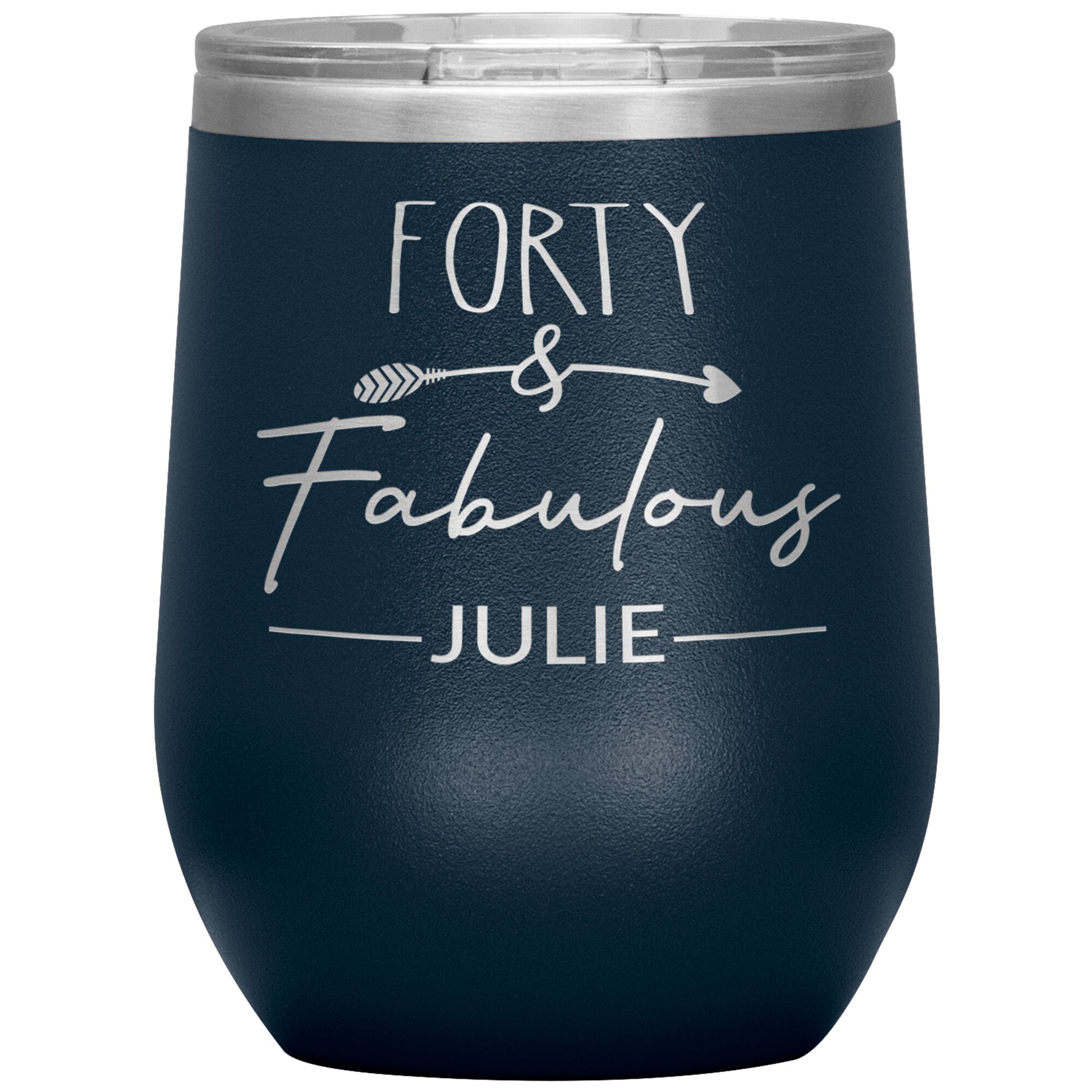 Forty & Fabulous Birthday Tumbler