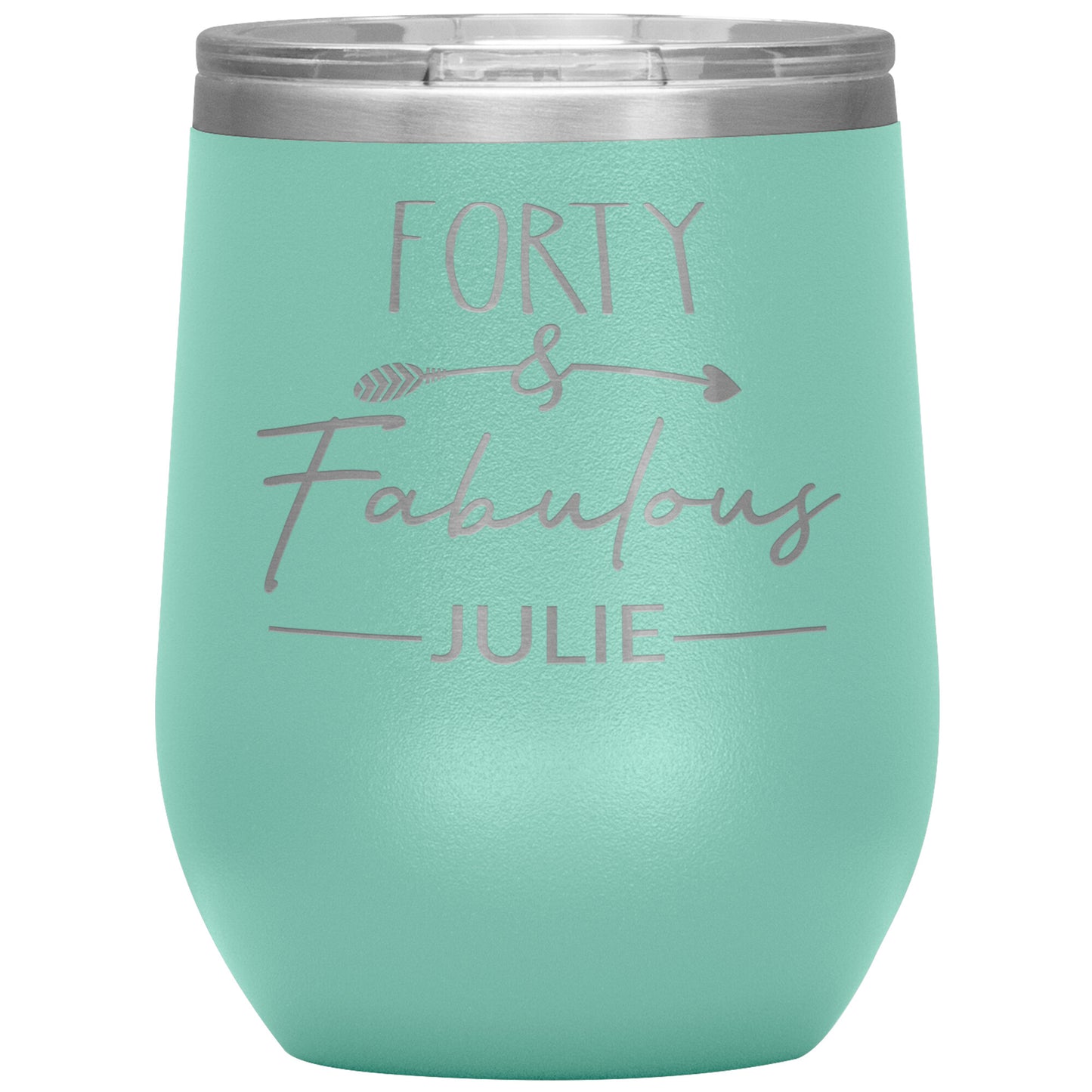Forty & Fabulous Birthday Tumbler