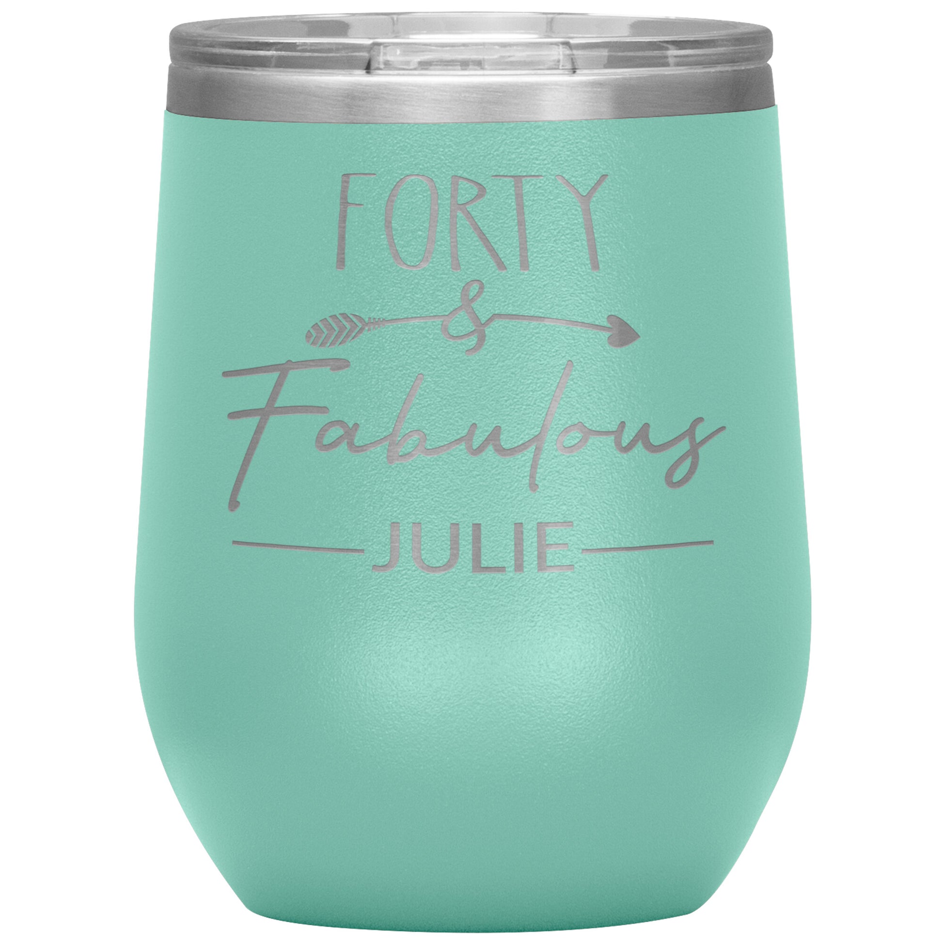 Forty & Fabulous Birthday Tumbler