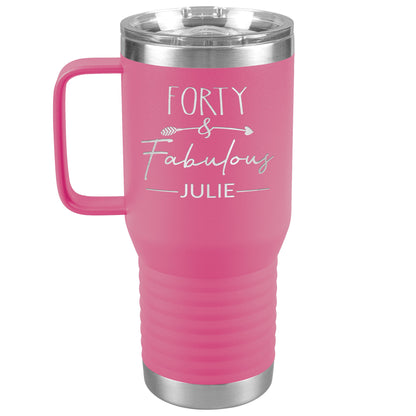 Forty & Fabulous Birthday Tumbler