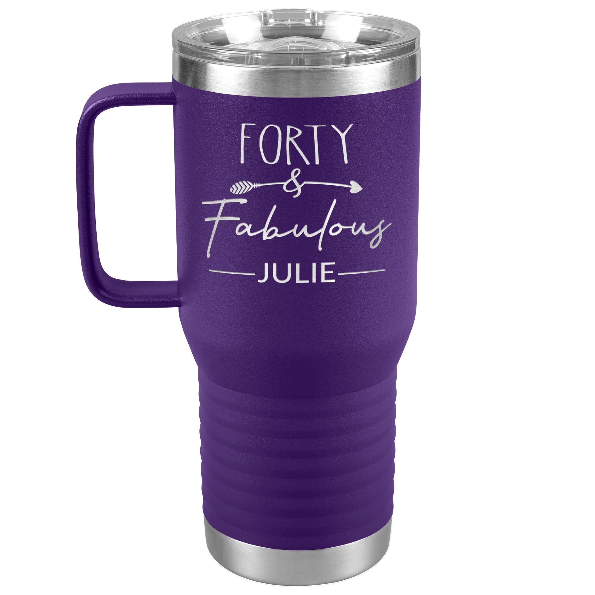 Forty & Fabulous Birthday Tumbler