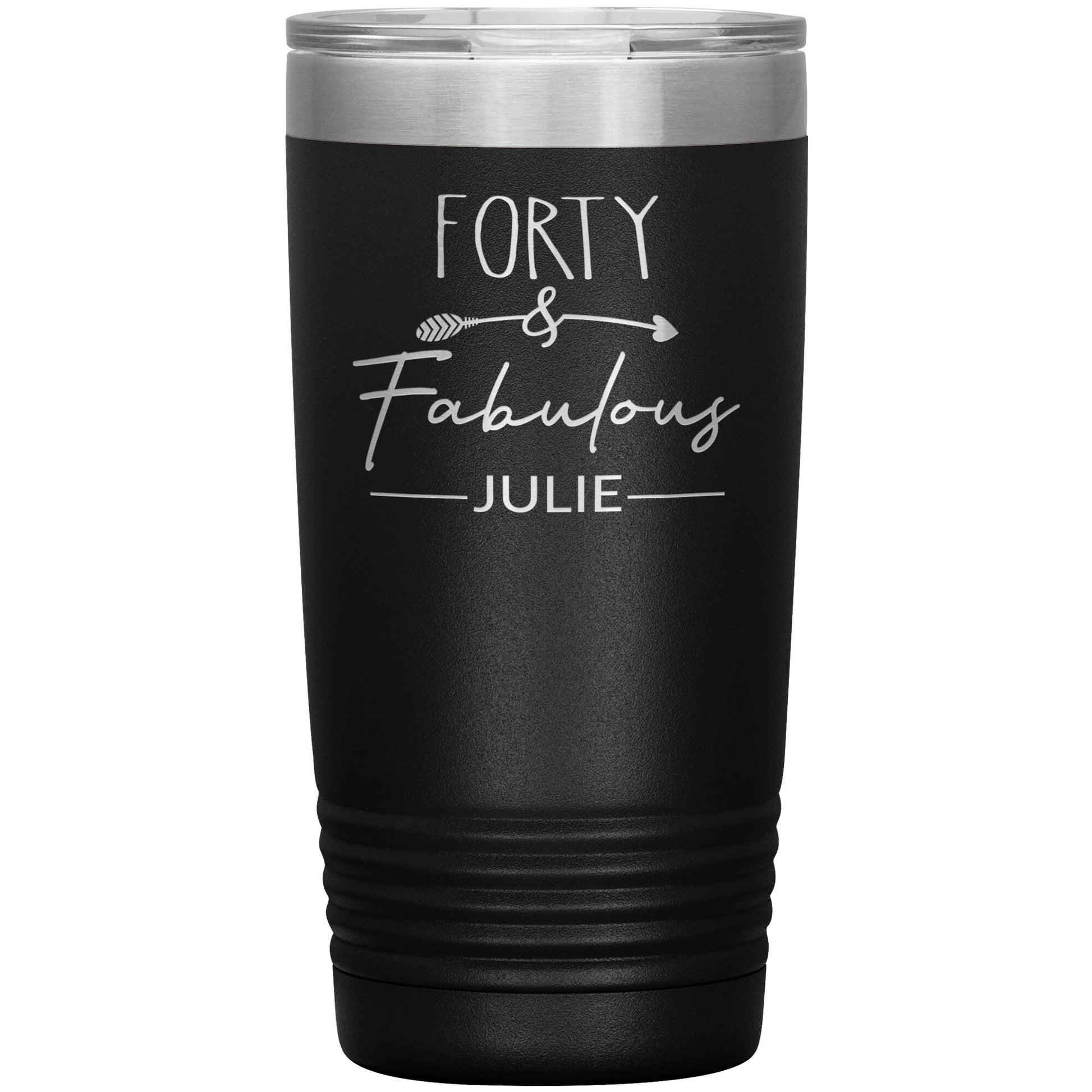 Forty & Fabulous Birthday Tumbler