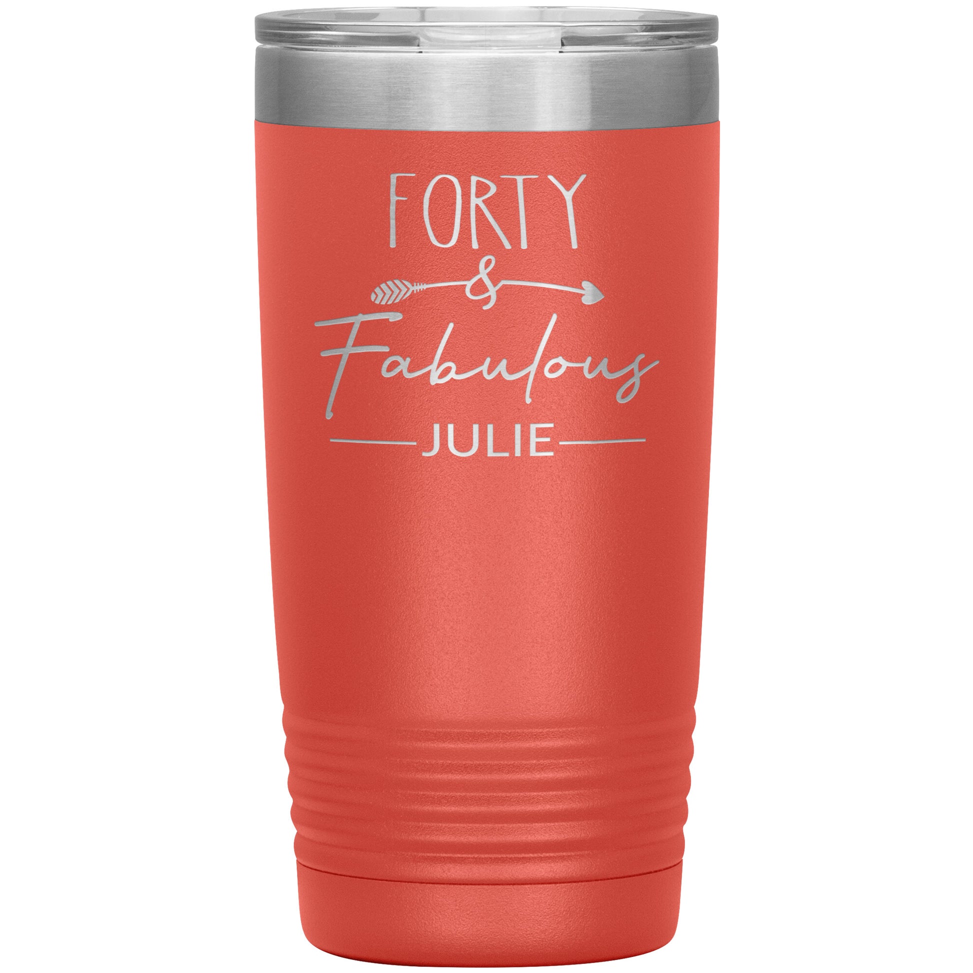 Forty & Fabulous Birthday Tumbler