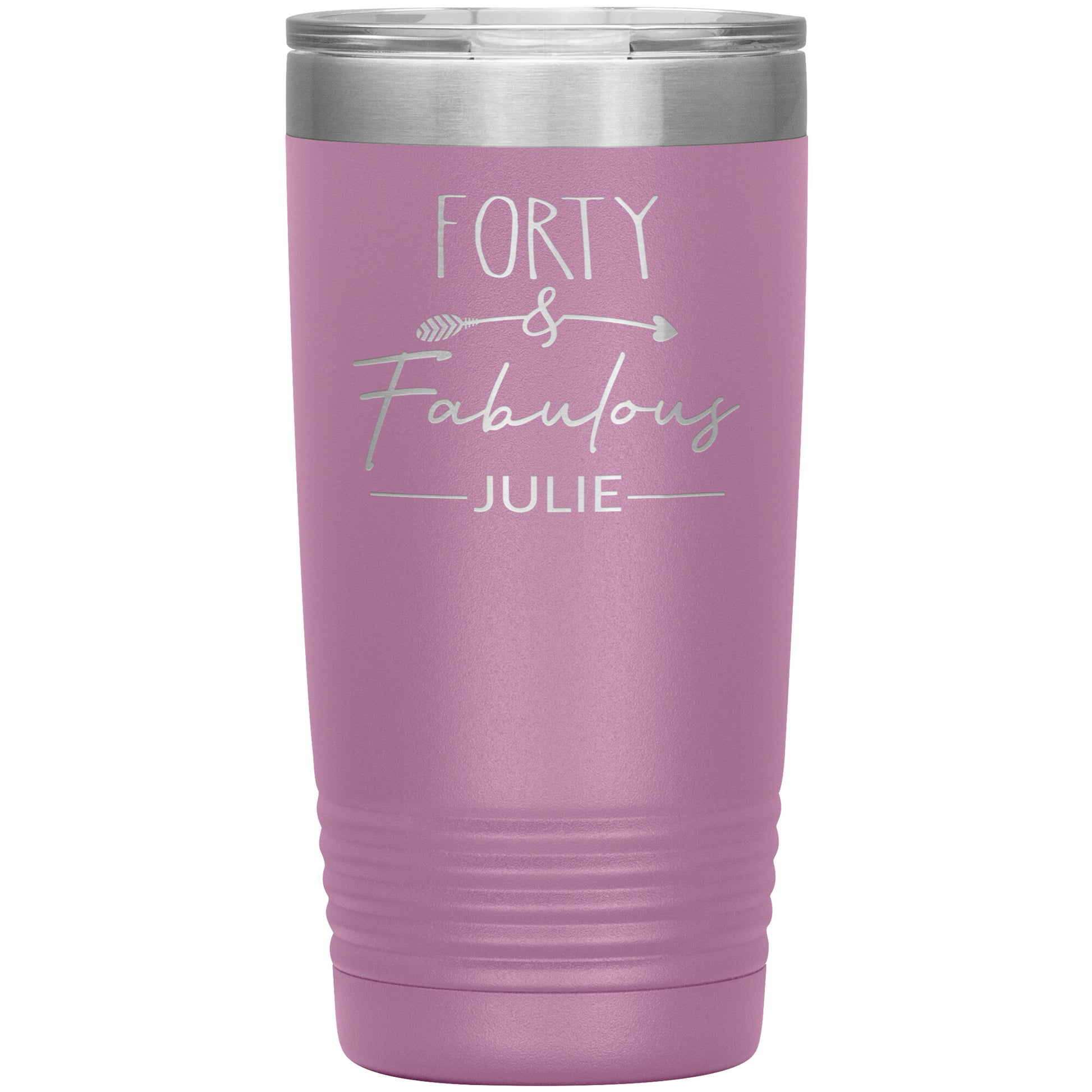 Forty & Fabulous Birthday Tumbler