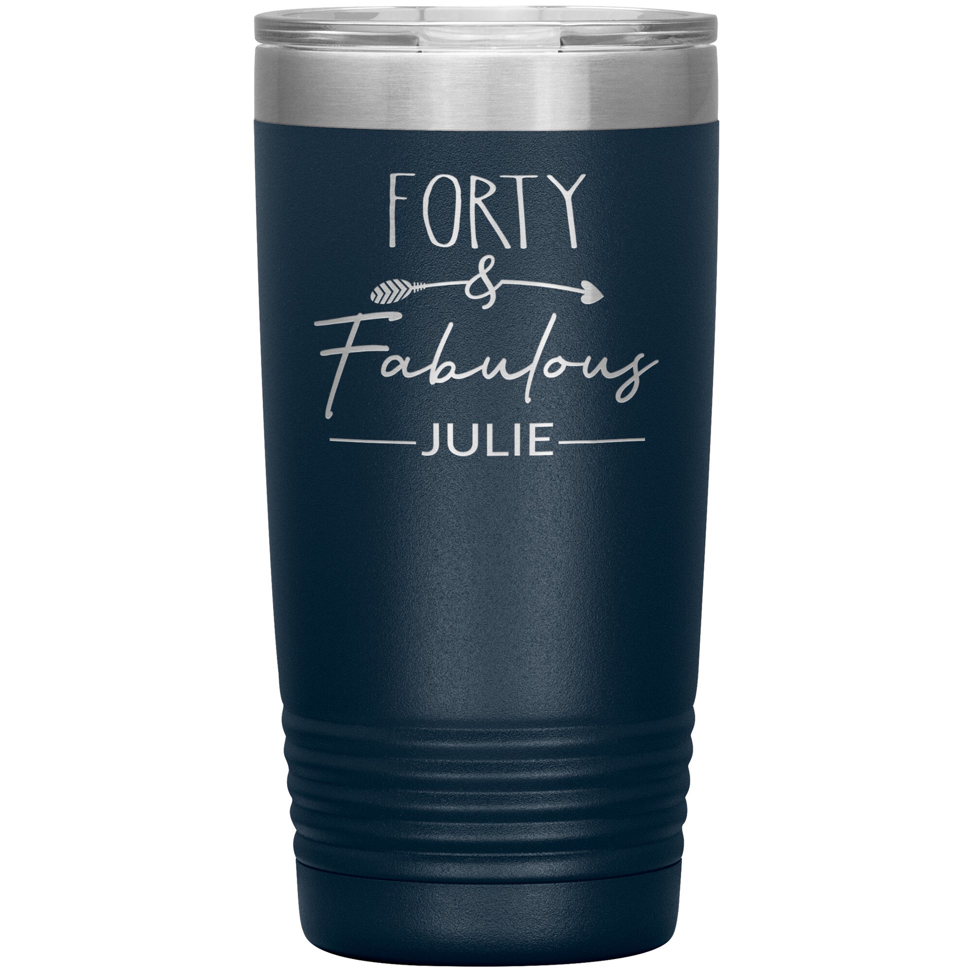 Forty & Fabulous Birthday Tumbler