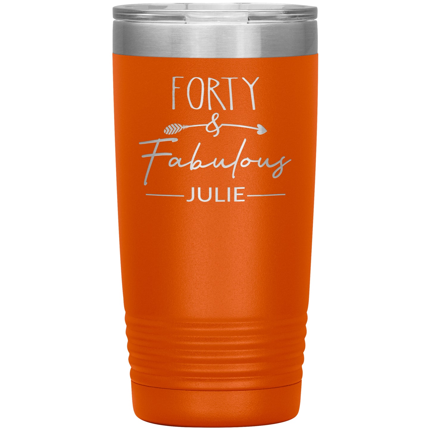 Forty & Fabulous Birthday Tumbler