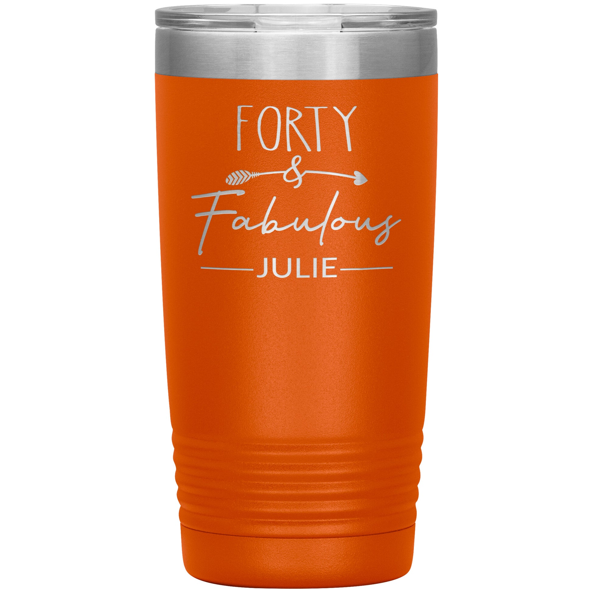 Forty & Fabulous Birthday Tumbler