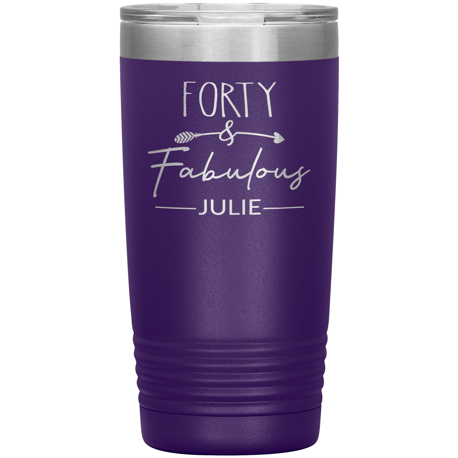 Forty & Fabulous Birthday Tumbler