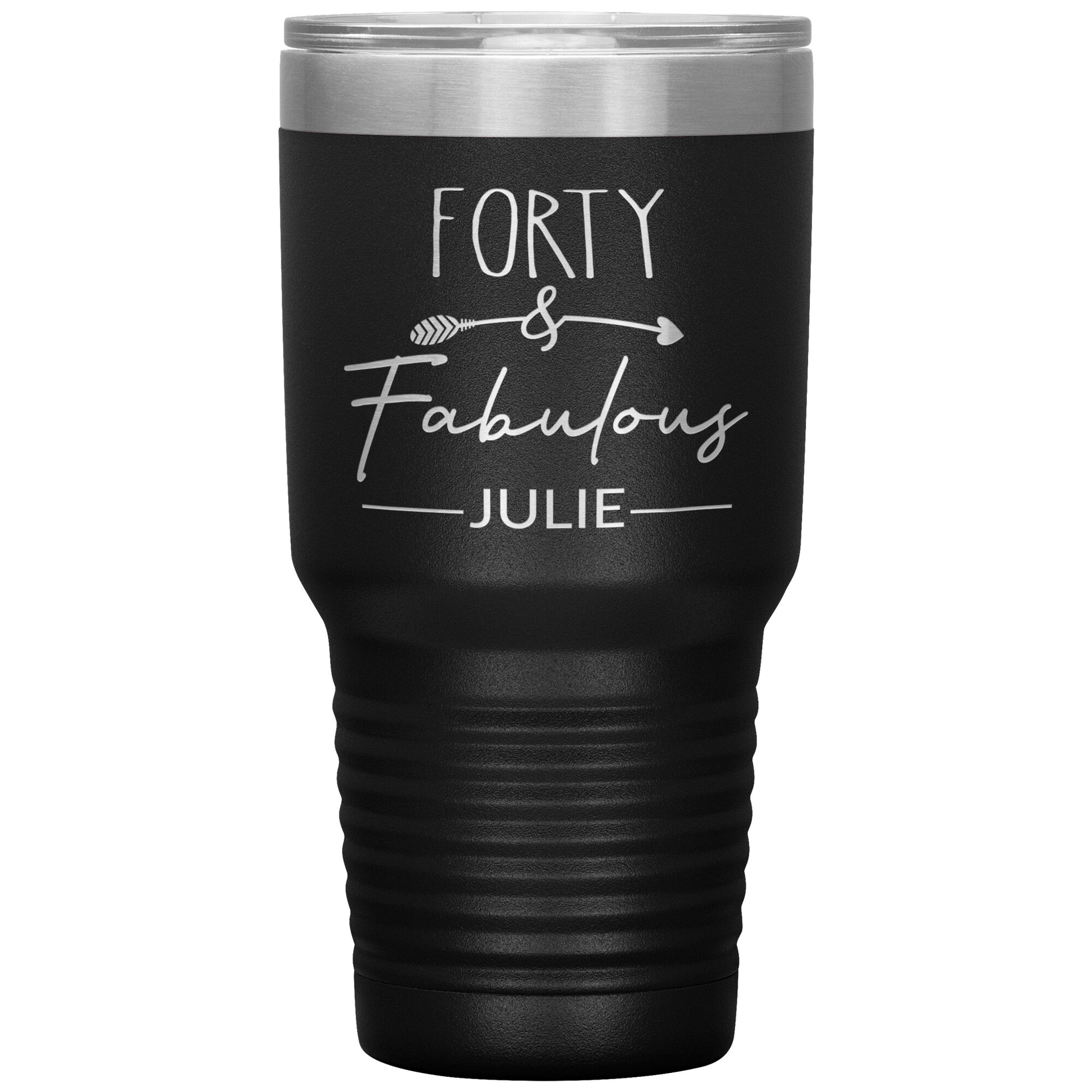 Forty & Fabulous Birthday Tumbler