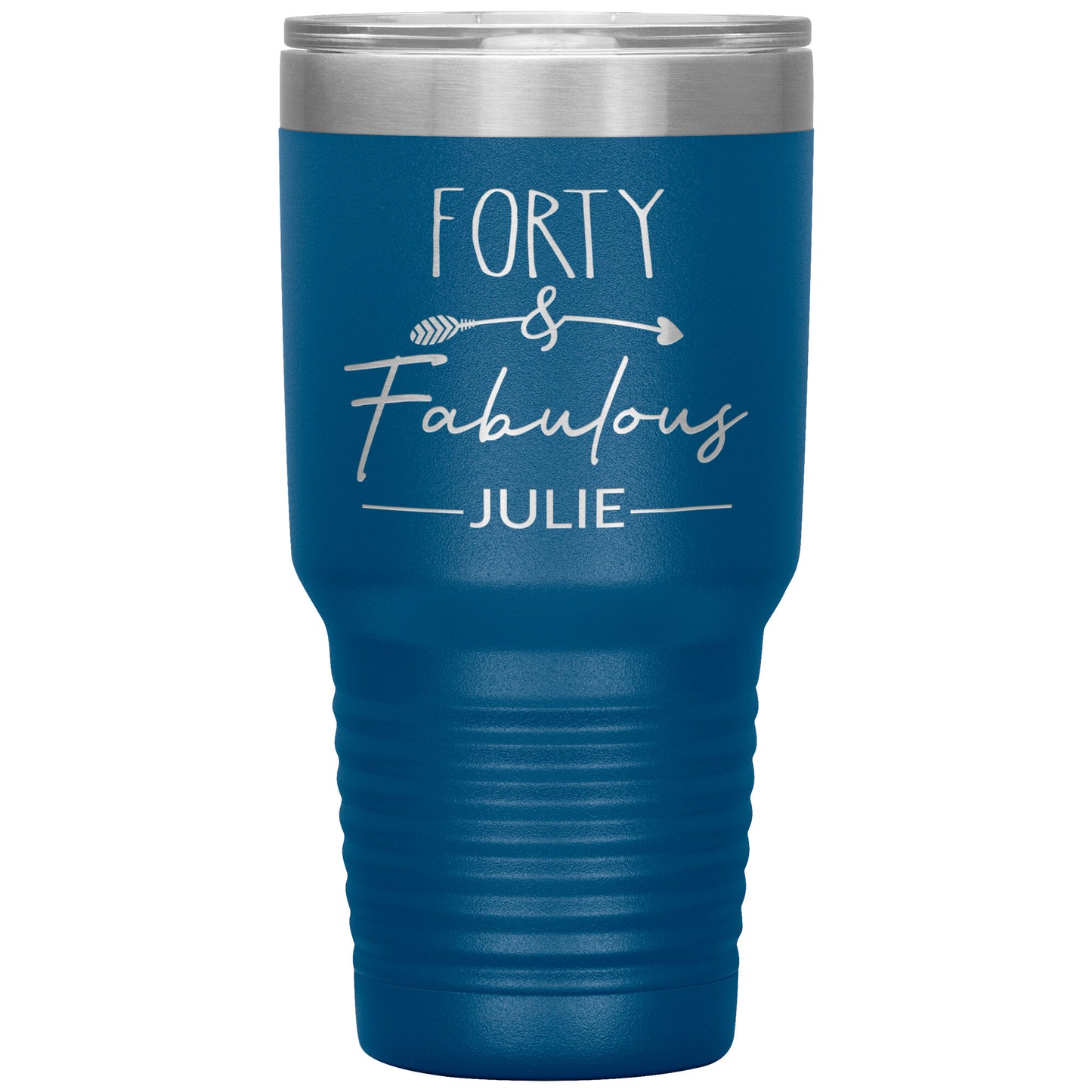 Forty & Fabulous Birthday Tumbler