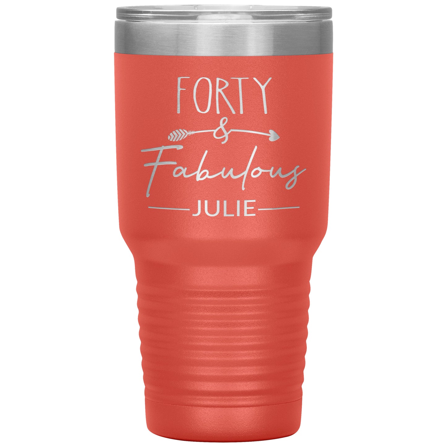 Forty & Fabulous Birthday Tumbler