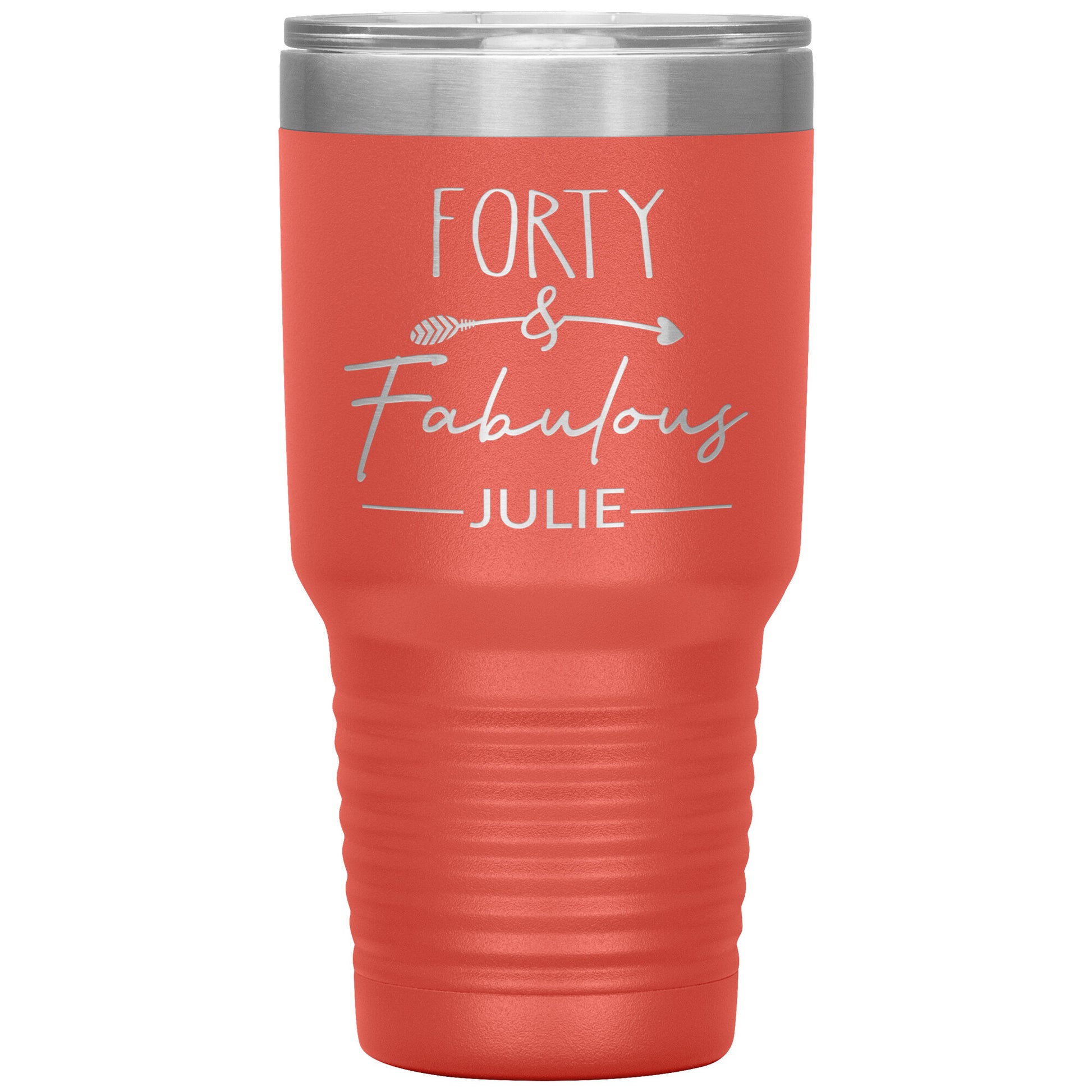 Forty & Fabulous Birthday Tumbler