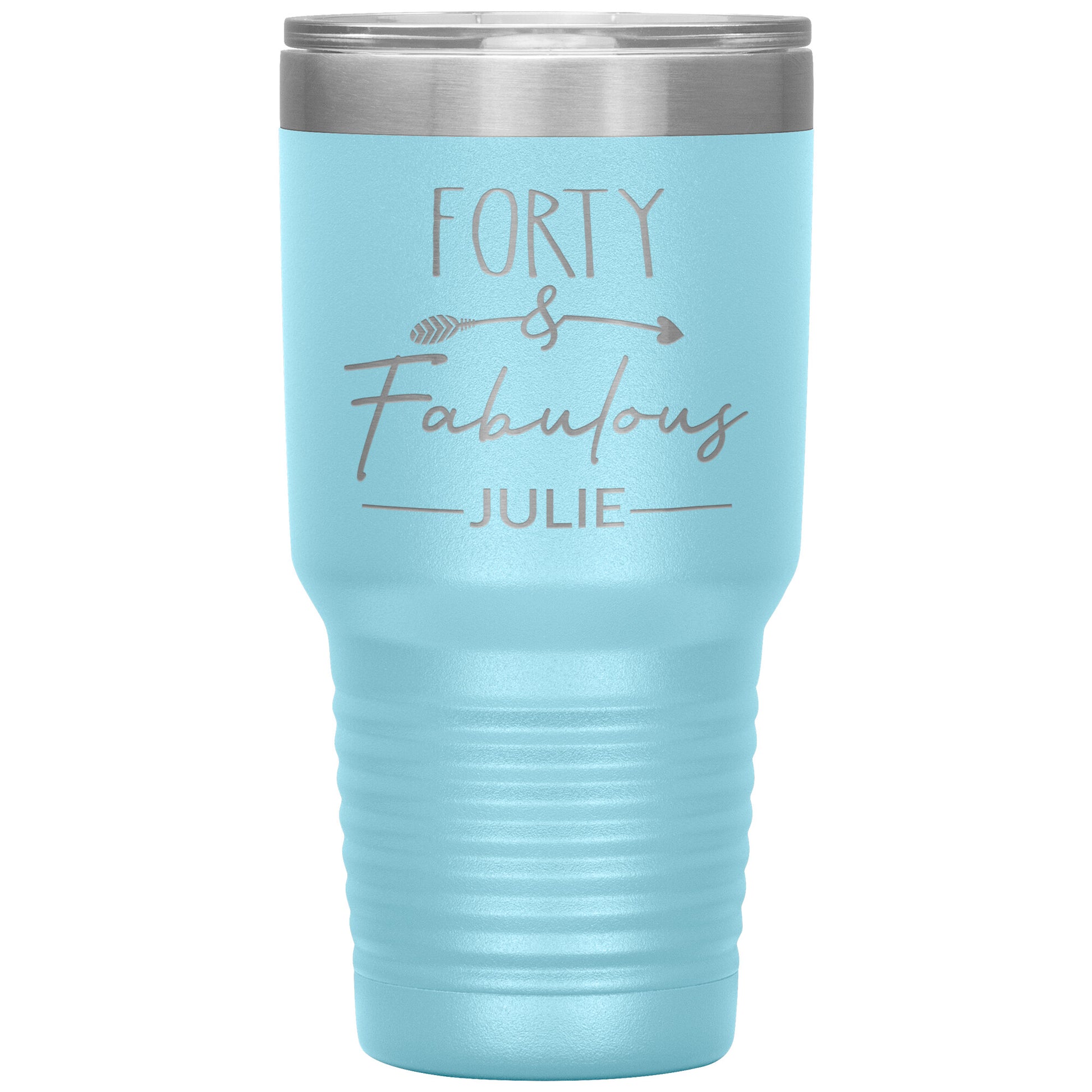 Forty & Fabulous Birthday Tumbler
