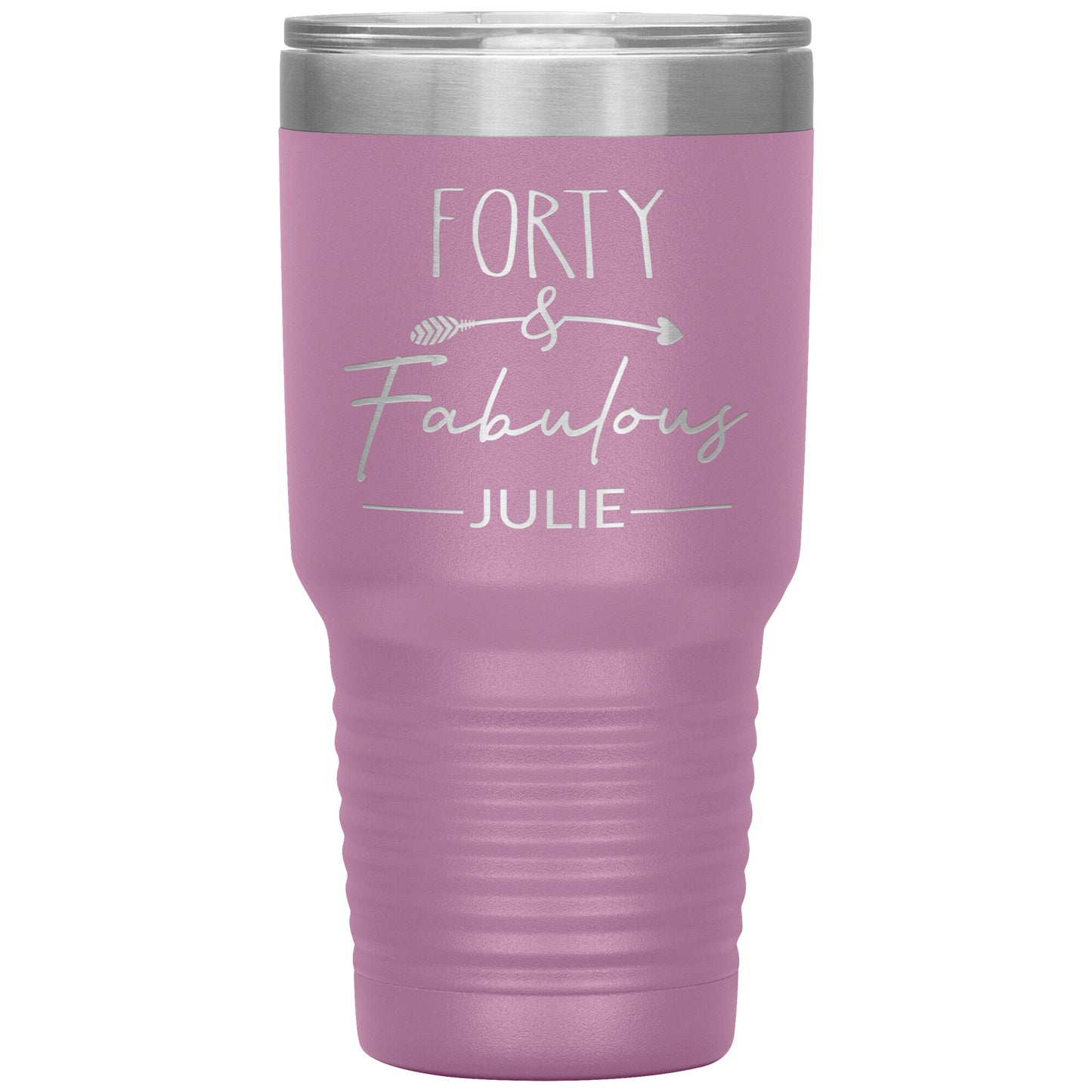 Forty & Fabulous Birthday Tumbler