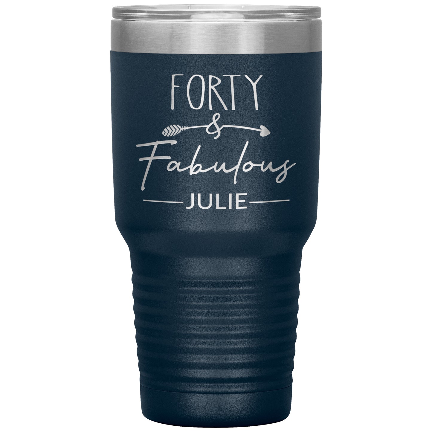 Forty & Fabulous Birthday Tumbler
