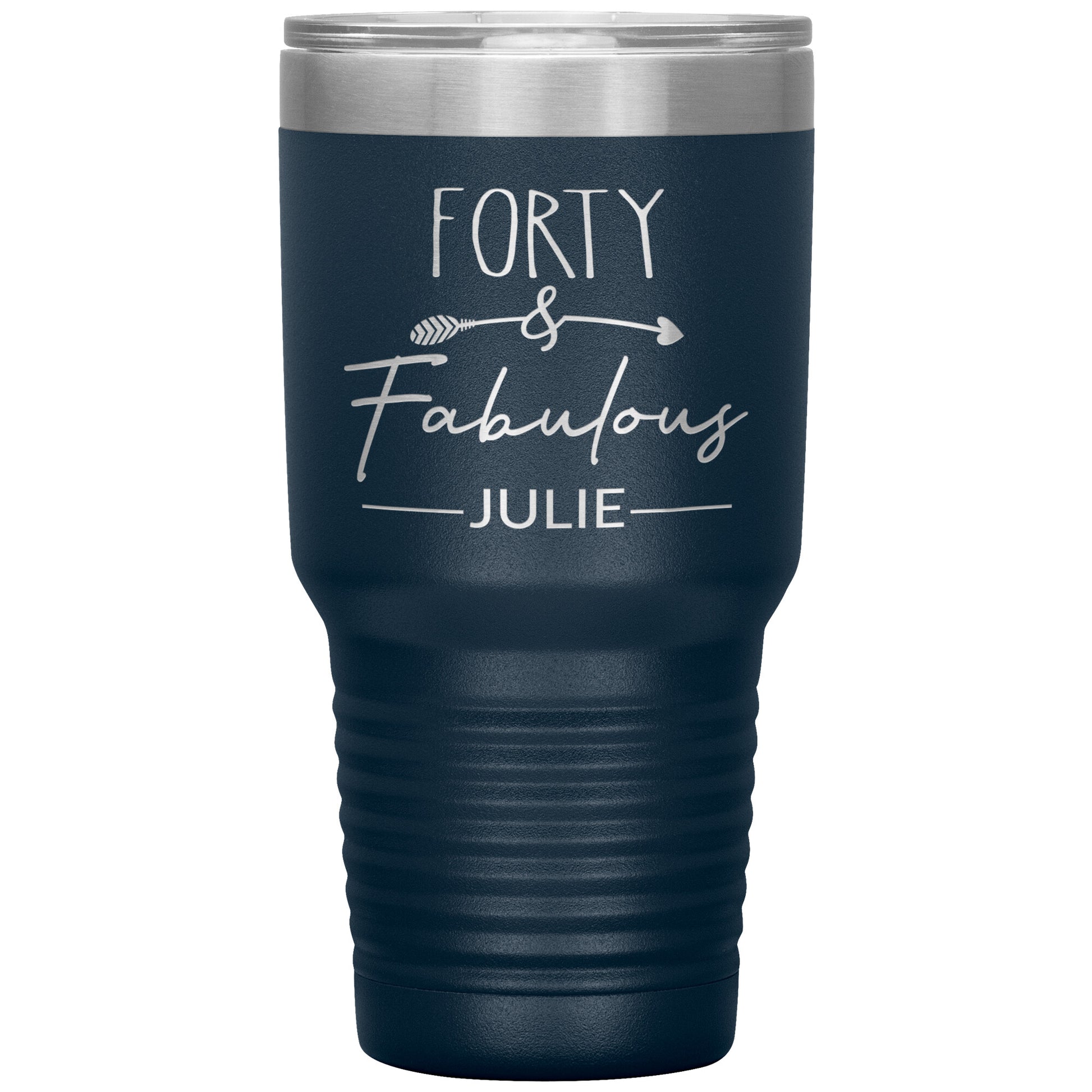 Forty & Fabulous Birthday Tumbler